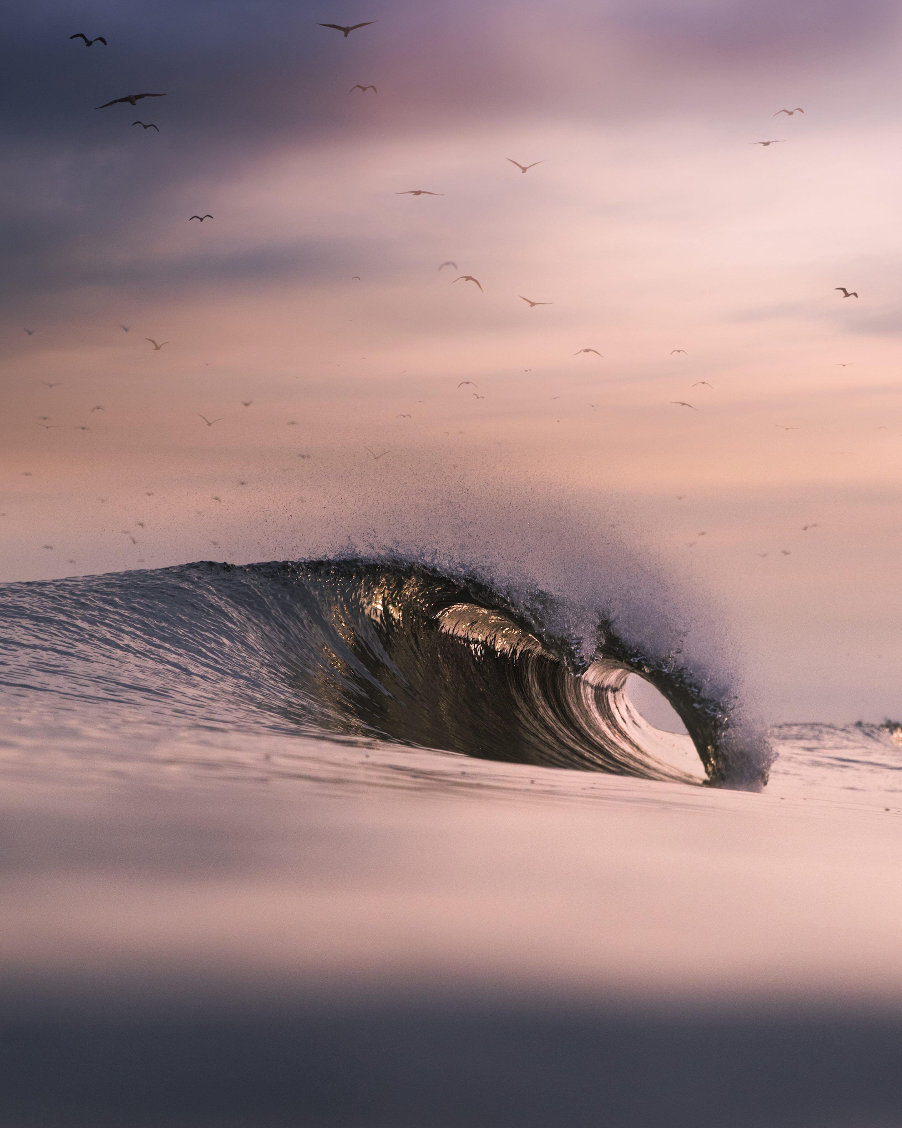 2880x3600 Michal Pelka's Atmospheric Image Of Breaking Waves
