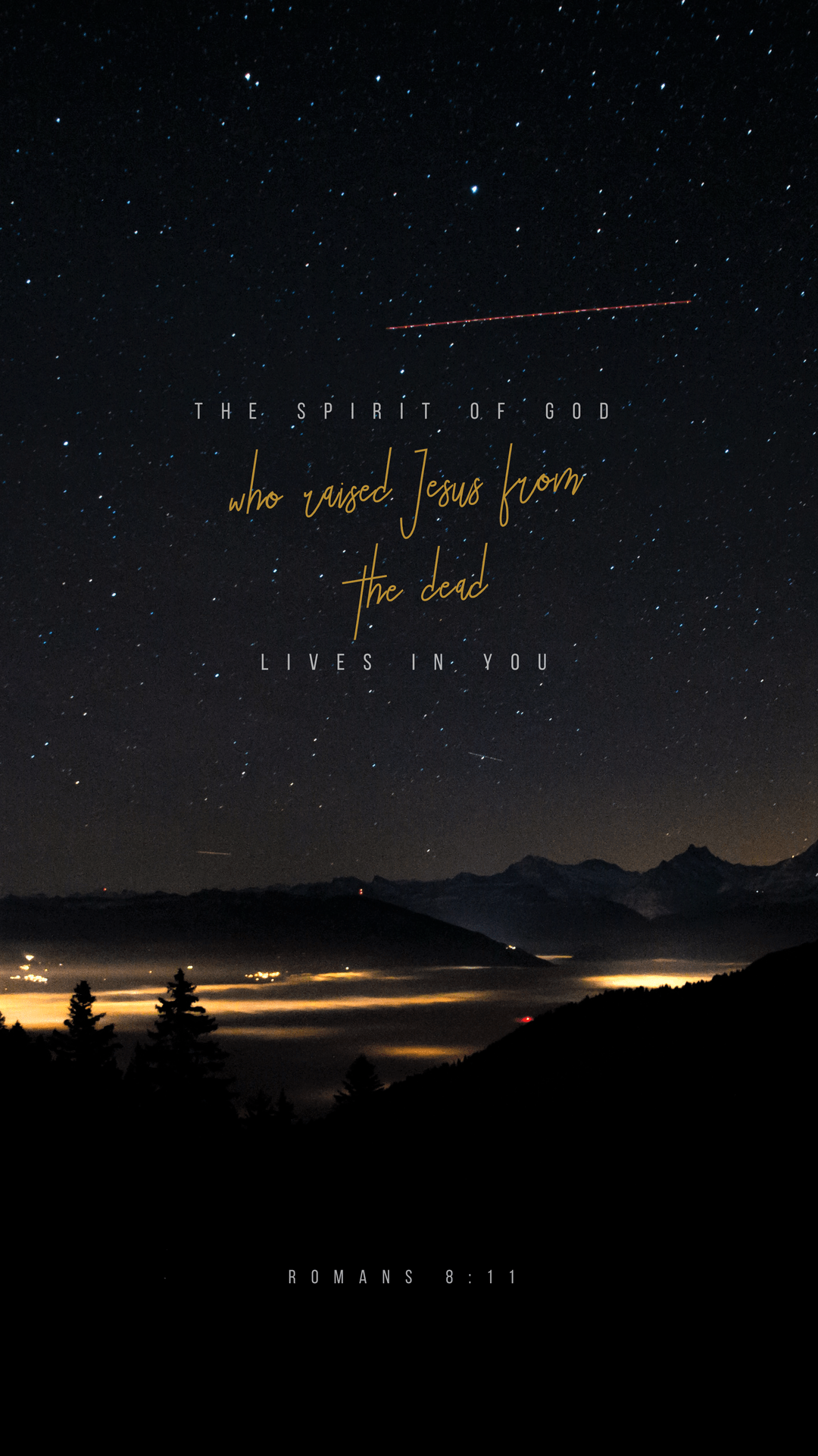1080x1920 Romans 8:11. Bible quotes wallpaper, Worship wallpaper, Wallpaper bible
