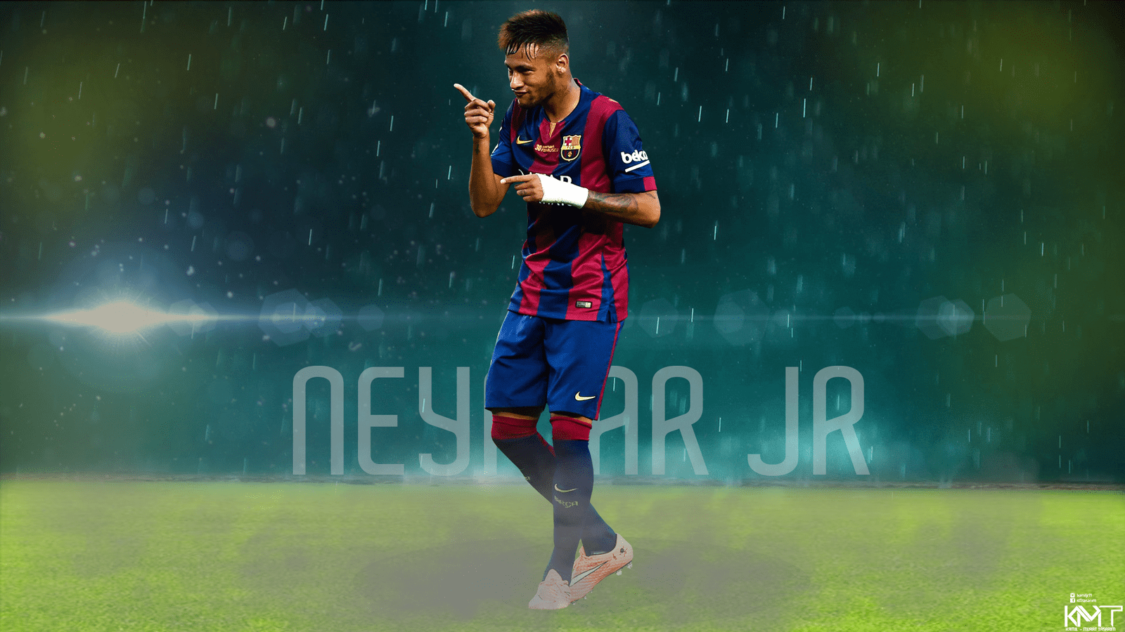 1600x900 Neymar Barcelona HD Wallpaper