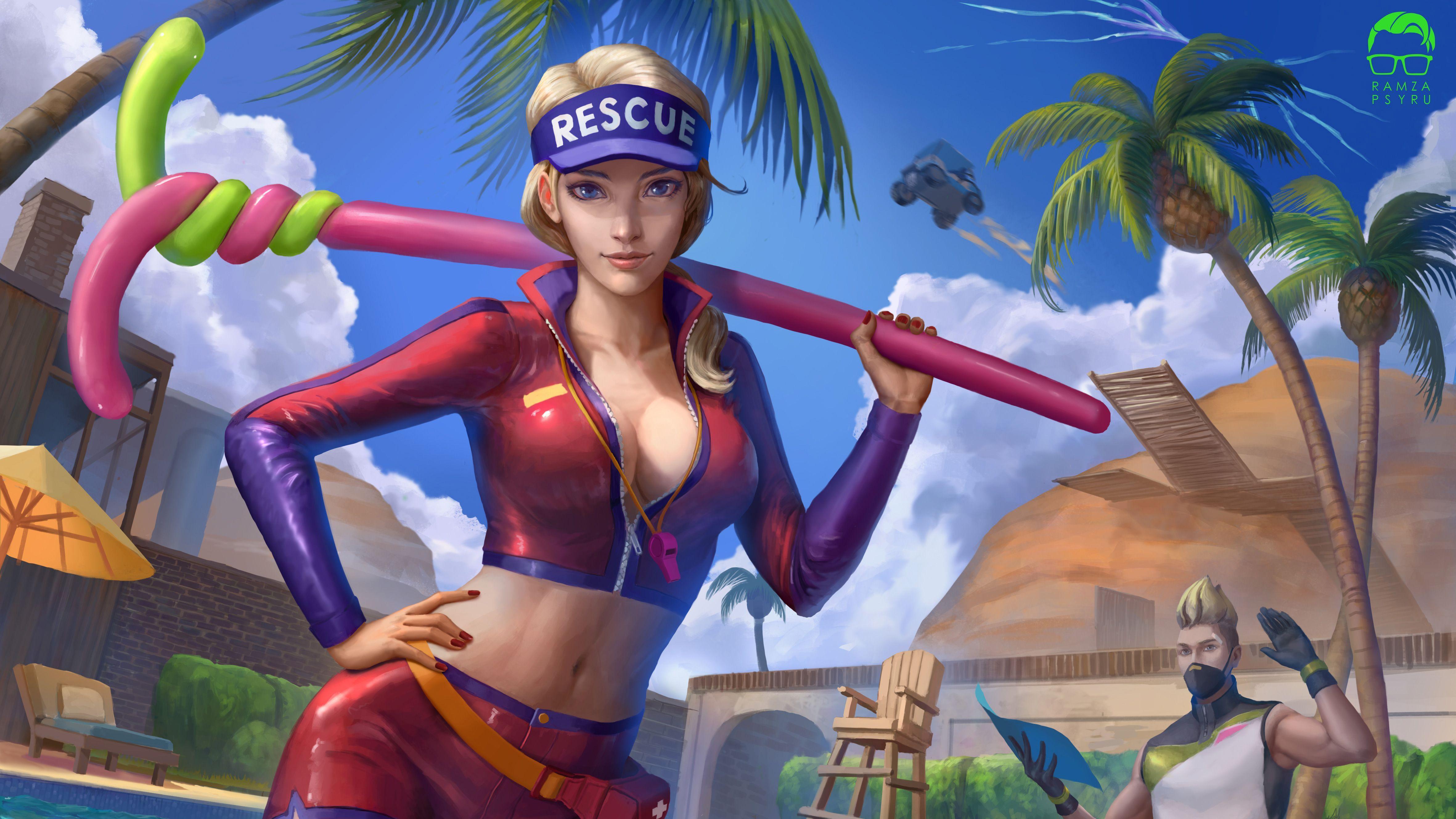 4724x2657 Fortnite Girls Wallpaper