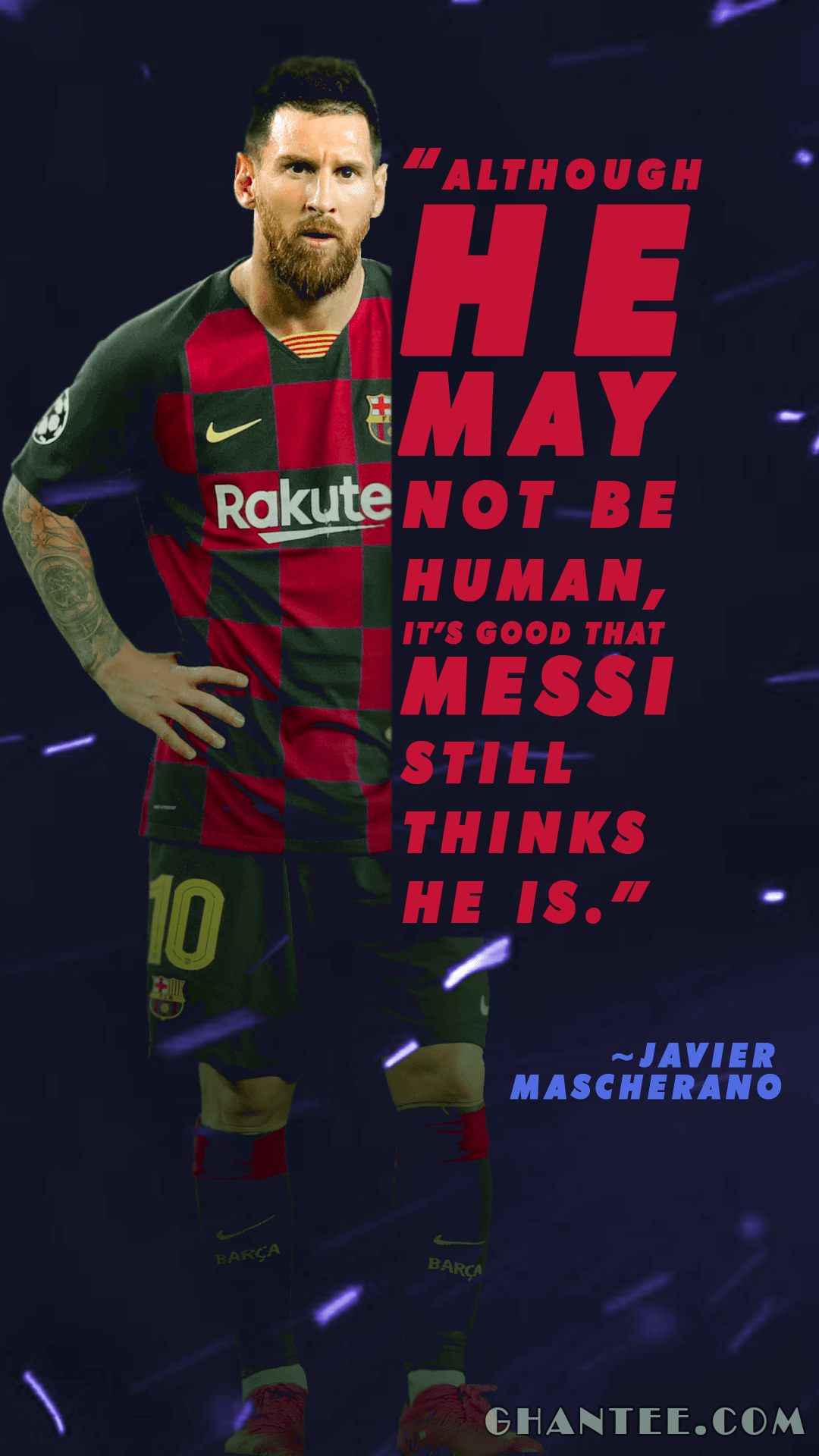 1080x1920 lionel messi quotes full HD wallpaper for phone