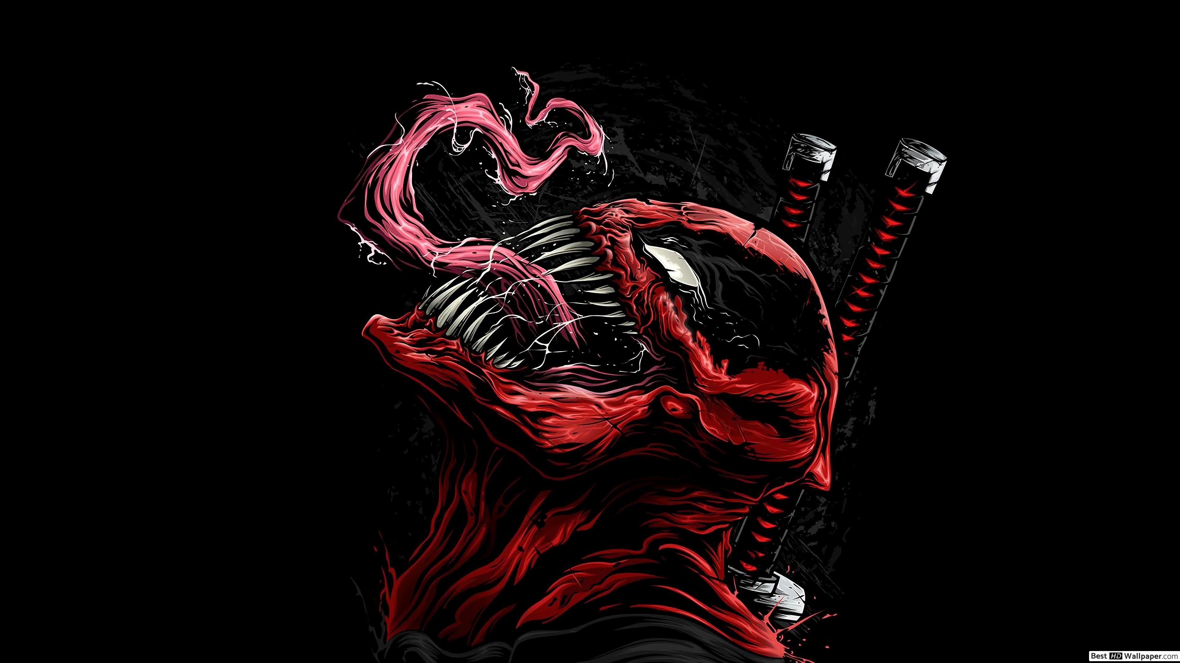 3840x2160 Deadpool Venom HD wallpaper download