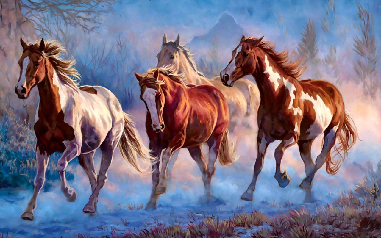 Horse Painting Wallpapers - Top Free Horse Painting Backgrounds