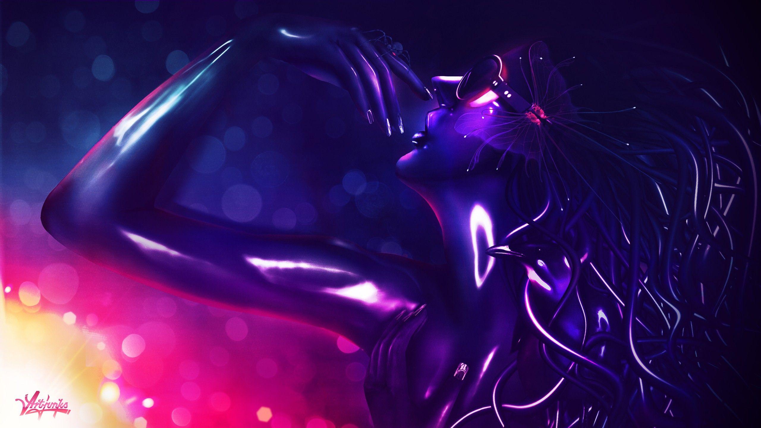 2560x1440 Anime gaming girl. Cute Anime Girl Names
