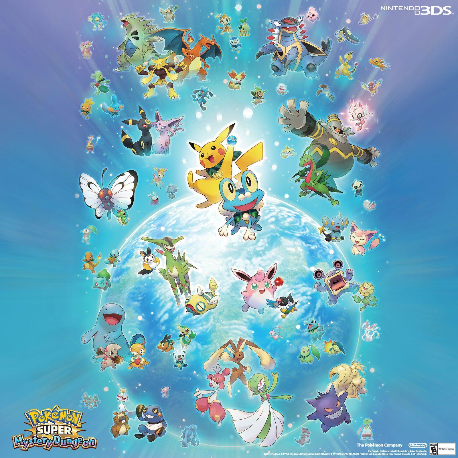 1600x1600 Pokemon Super Mystery Dungeon Desktop Wallpaper