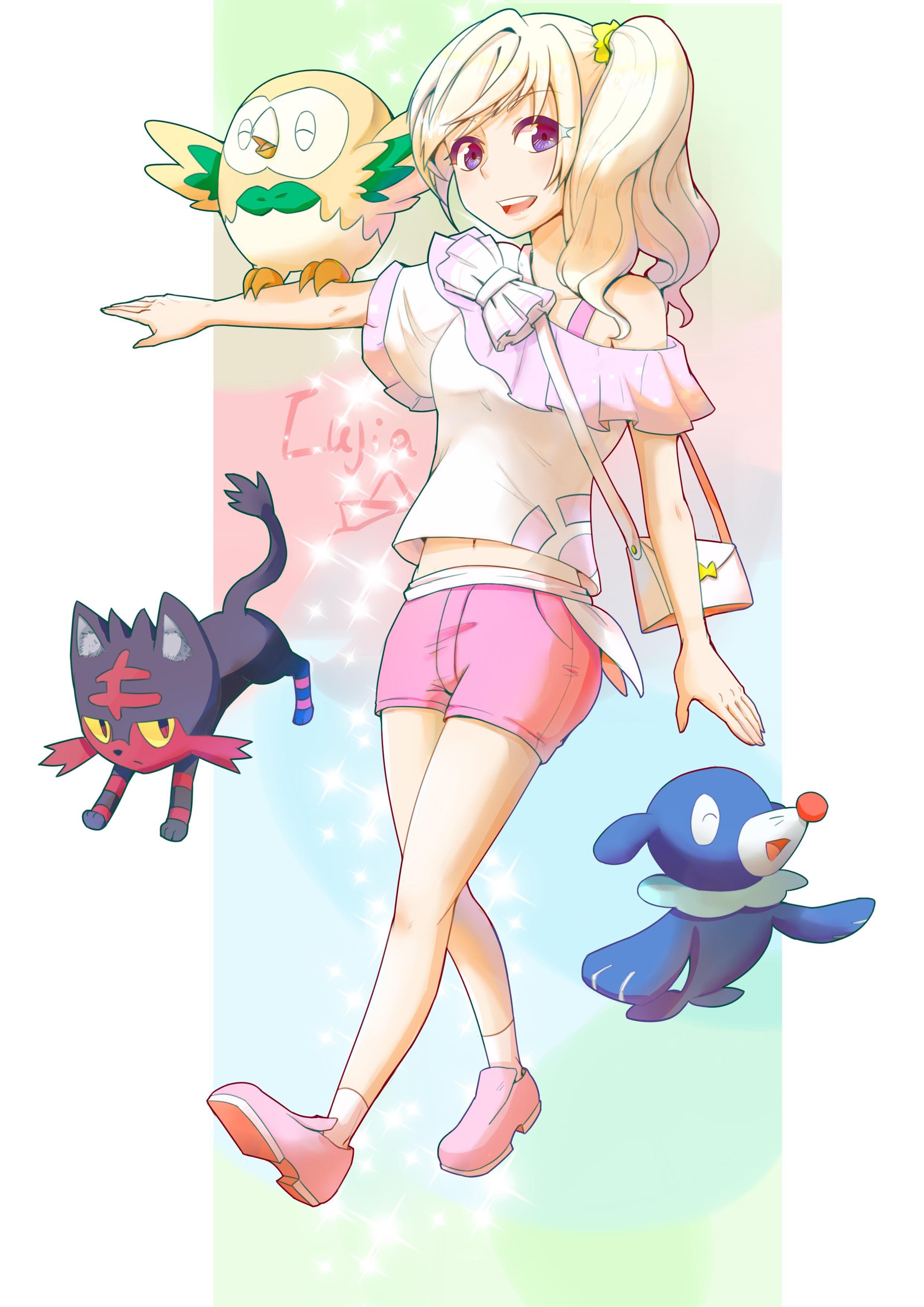 2480x3507 Pokémon Sun & Moon Mobile Wallpaper Anime Image