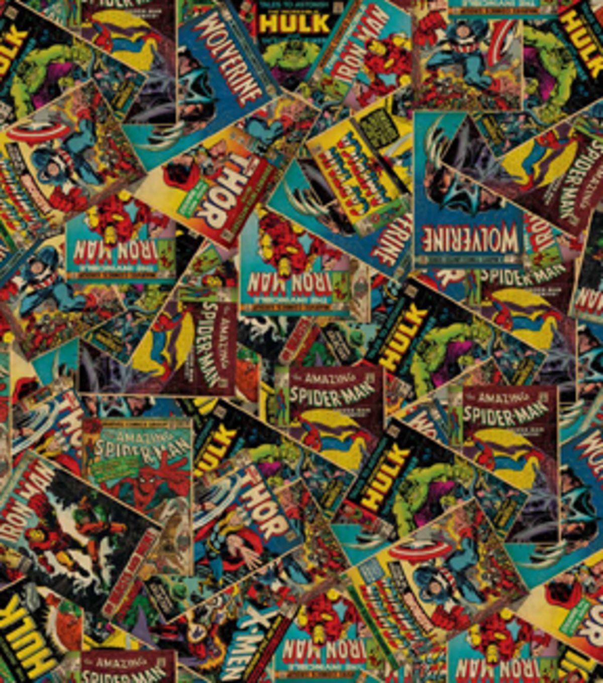 1200x1358 Marvel Comics Cotton Fabric Retro Comic. Marvel retro, Marvel