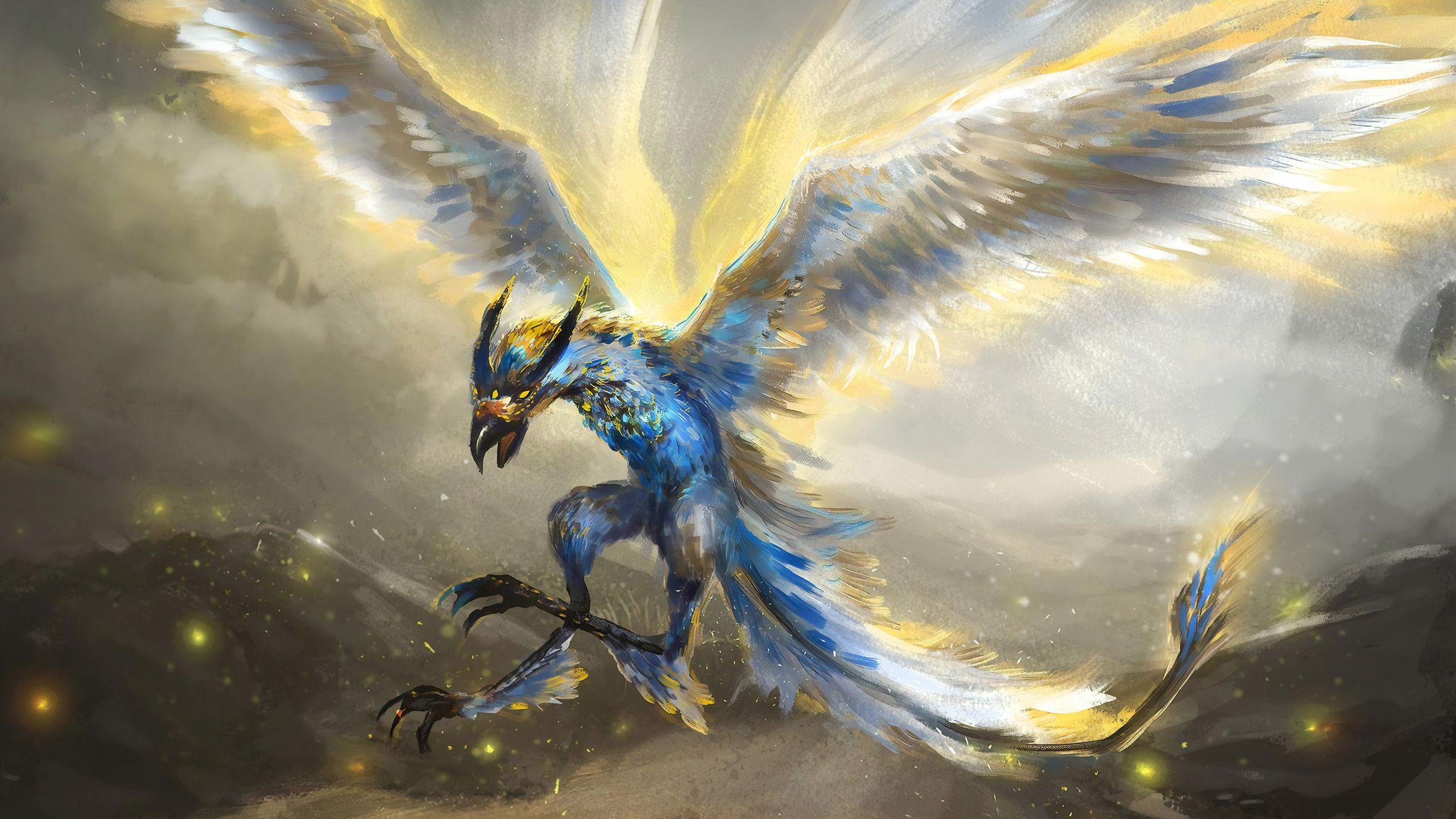 2560x1440 Golden Eagle 4k 1440P Resolution HD 4k Wallpaper
