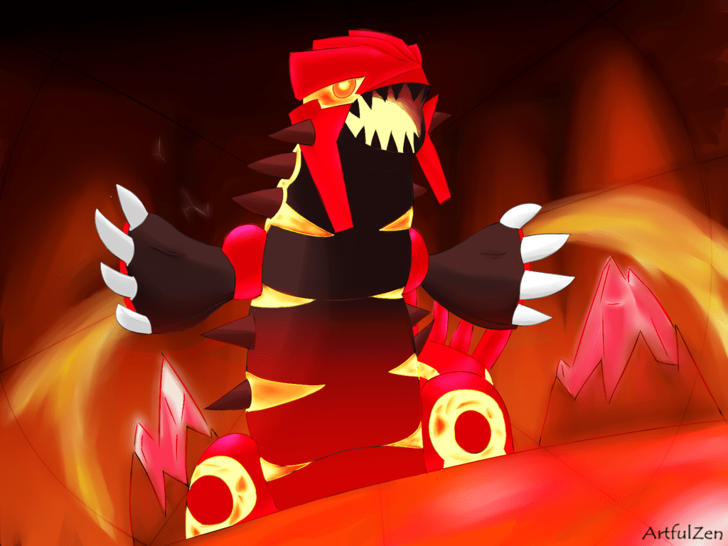 1024x768 Free download Primal Groudon Wallpaper Primal Groudon