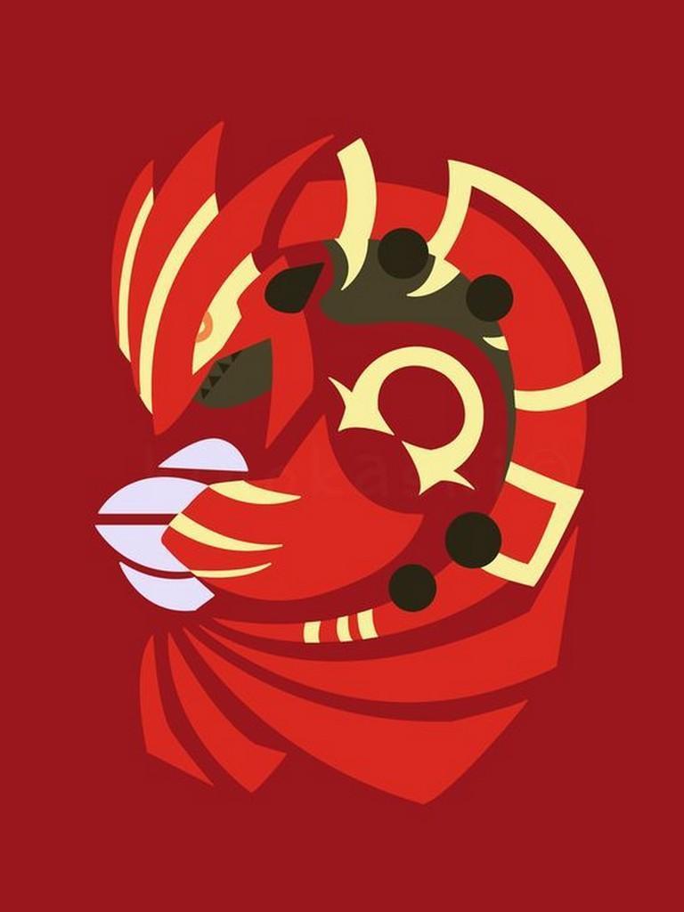 768x1024 Primal Groudon Wallpaper
