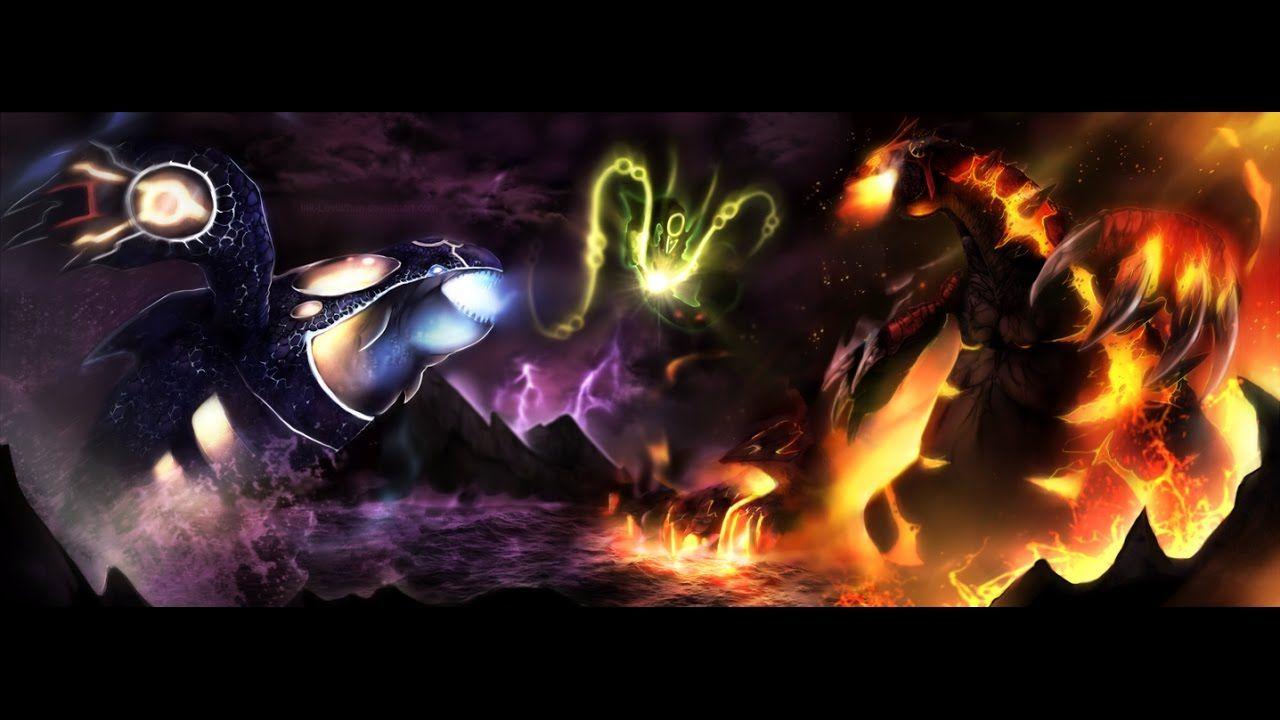 1280x720 Kyogre And Groudon Primal