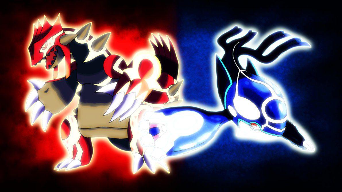 1191x670 Primal Groudon and Kyogre Wallpaper