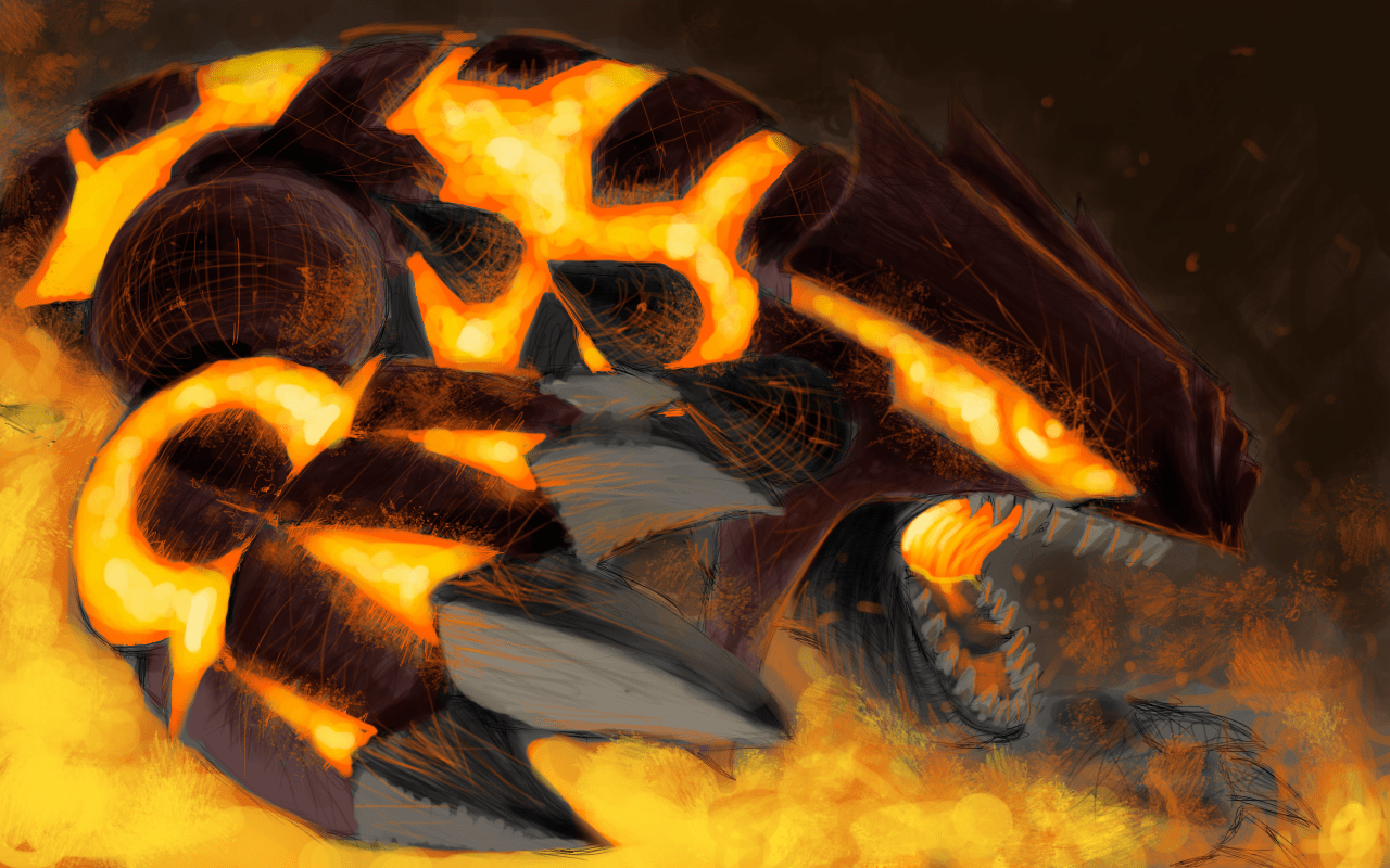 1280x800 Primal Groudon. Bibliotheca Somniare Corvus
