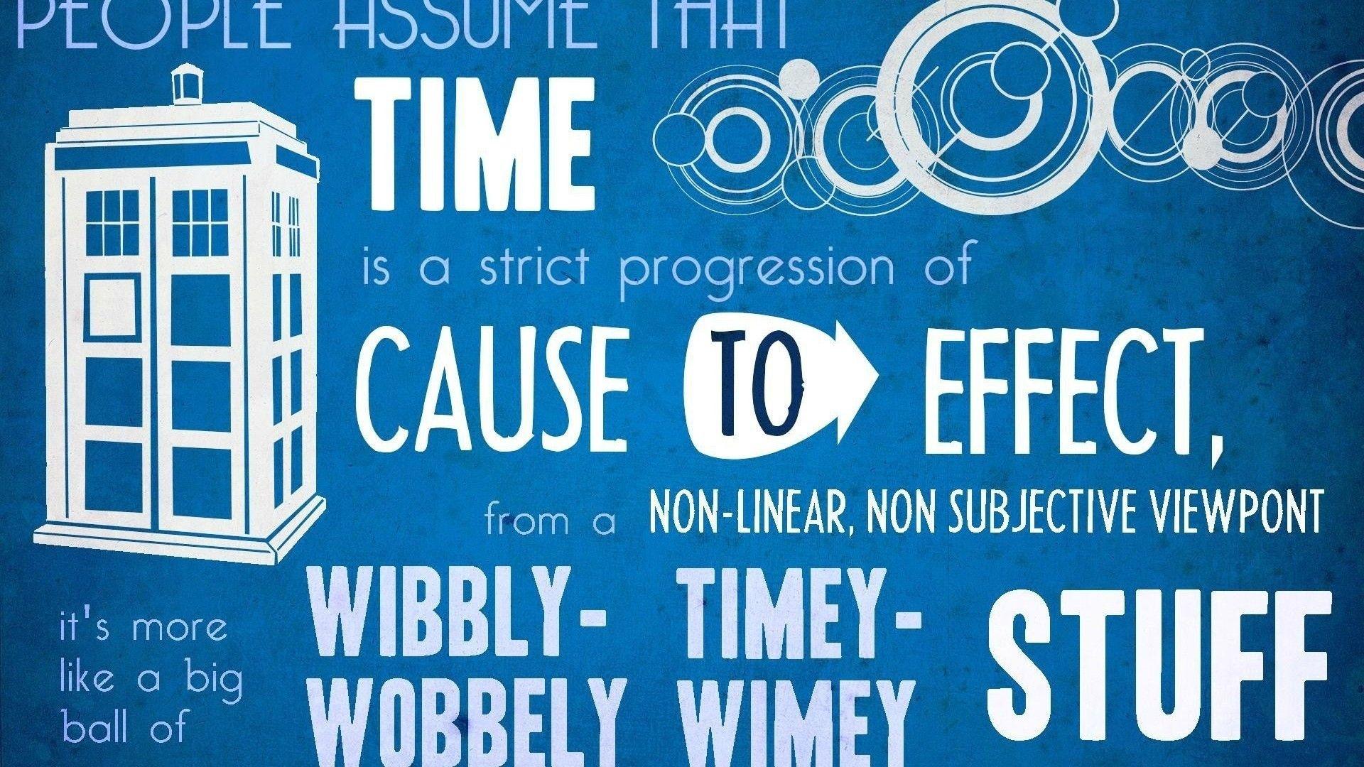 1920x1080 Doctor Who, The Doctor, TARDIS, David Tennant, Typography
