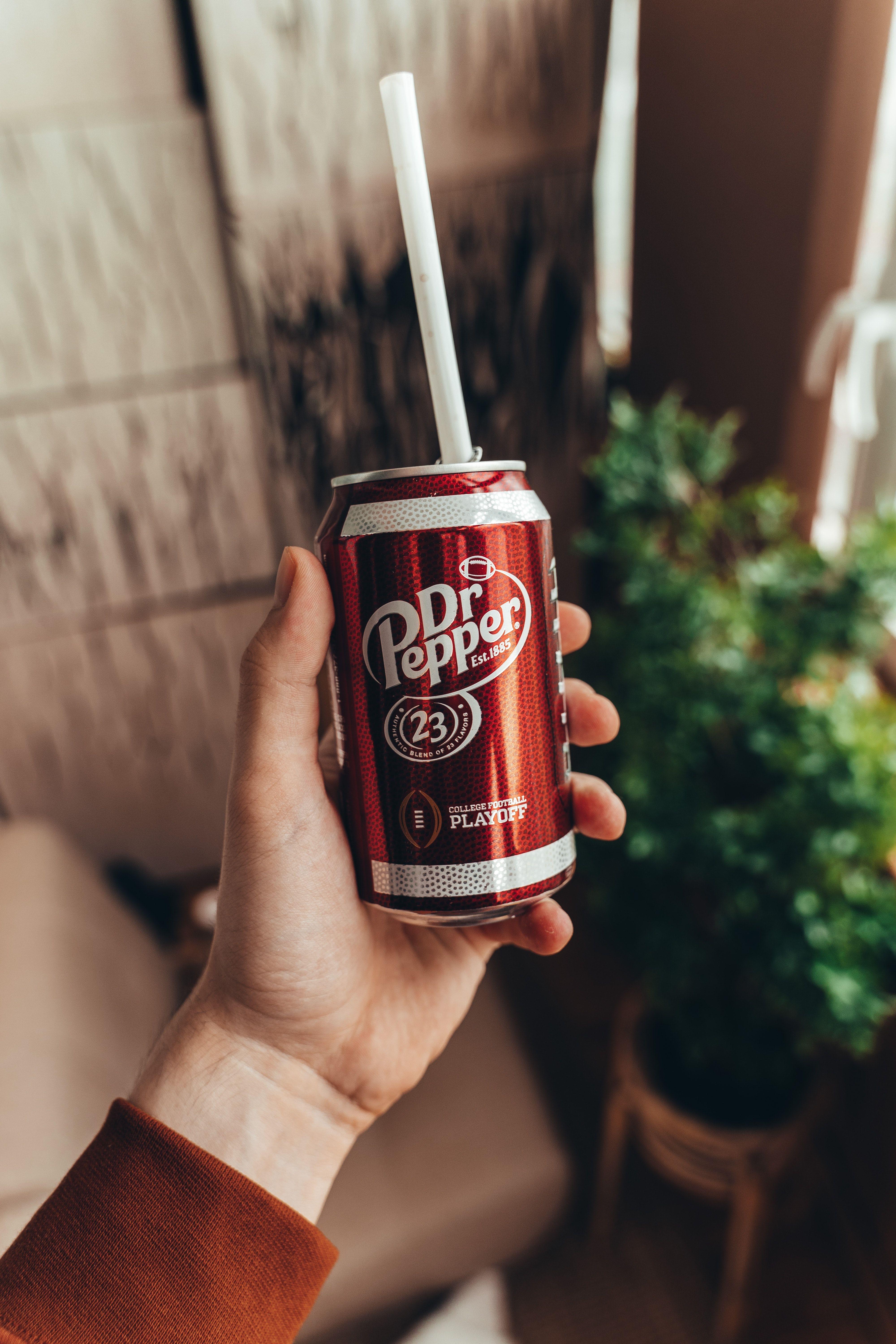 4000x6000 Person Holding Dr Pepper Can · Free