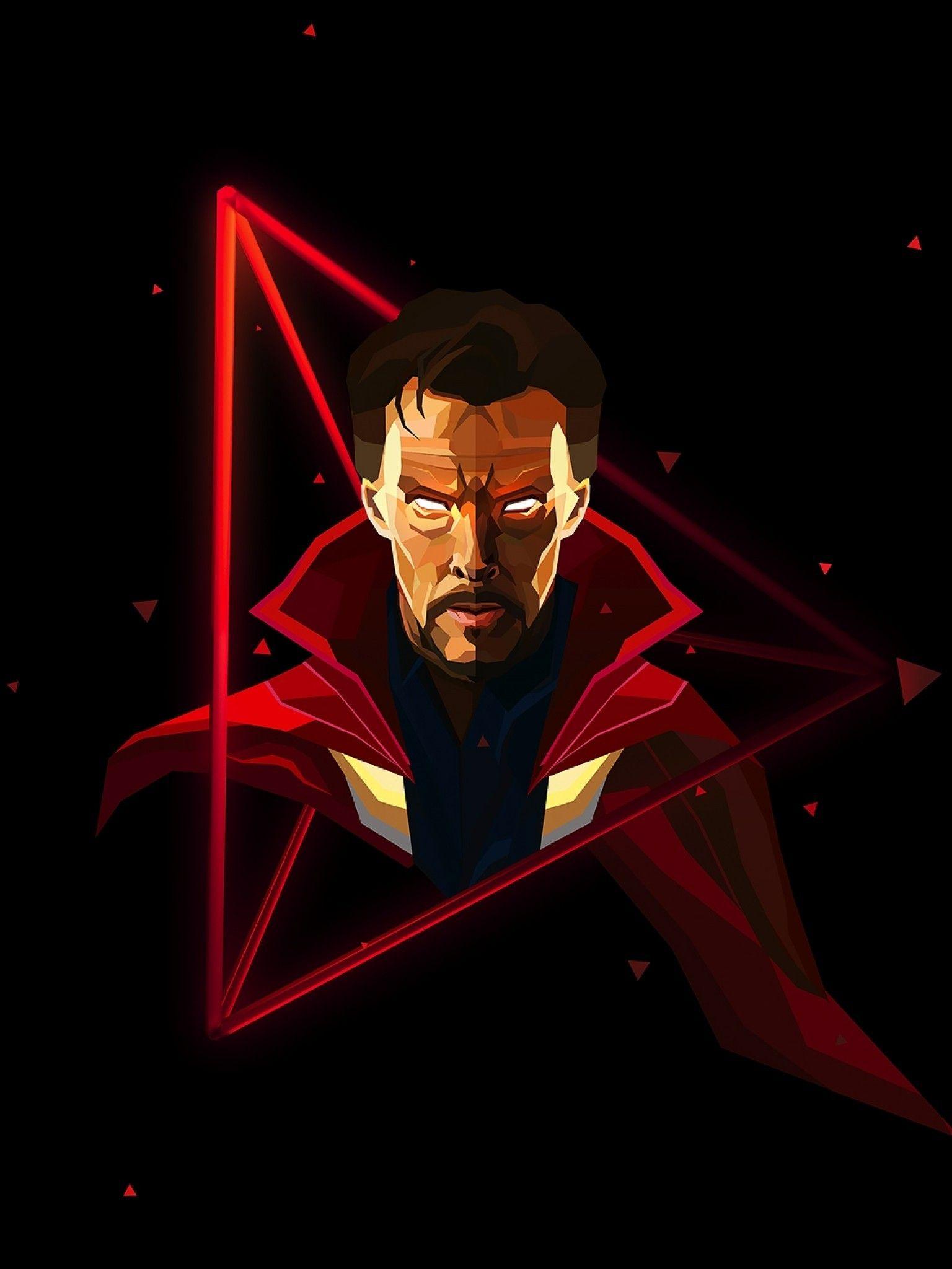 1536x2048 Download 1536x2048 Doctor Strange, Minimalism, Artwork Wallpaper