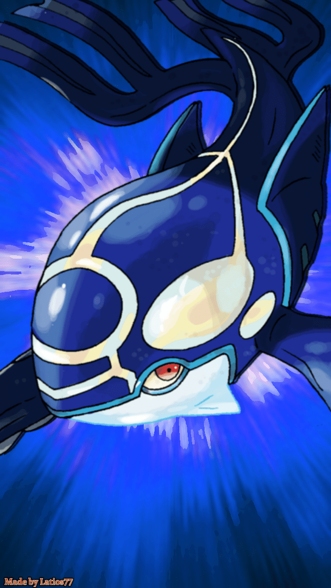 primal kyogre iphone wallpaper