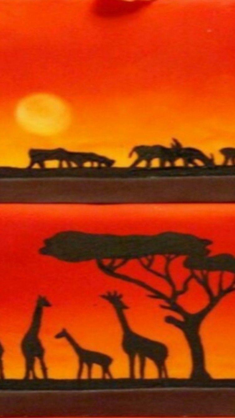 750x1334 Africa Animals Cake HD Wallpaper iPhone 6 / 6S Wallpaper
