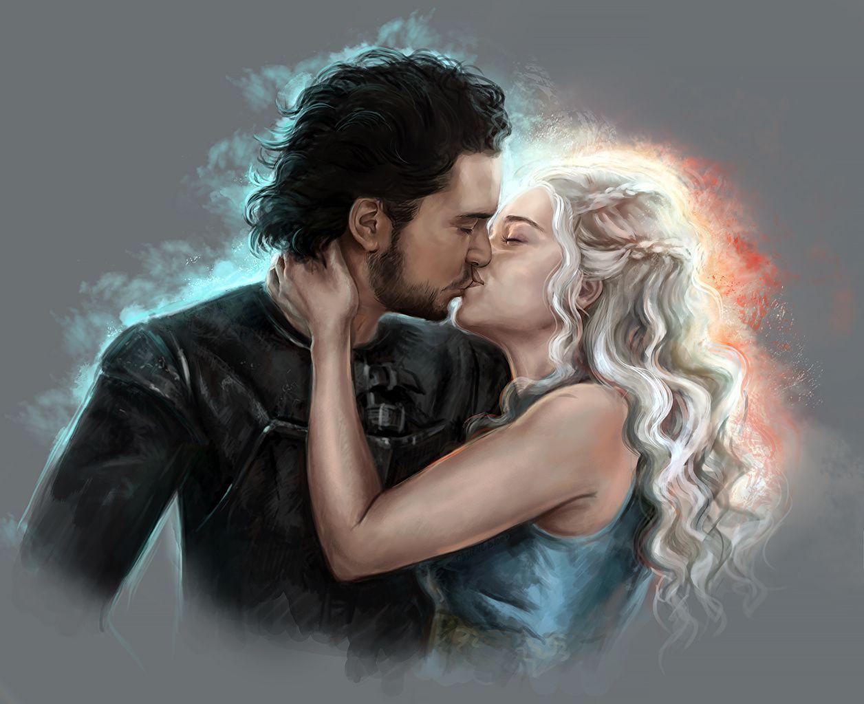 1256x1024 Jon Snow And Daenerys Wallpaper