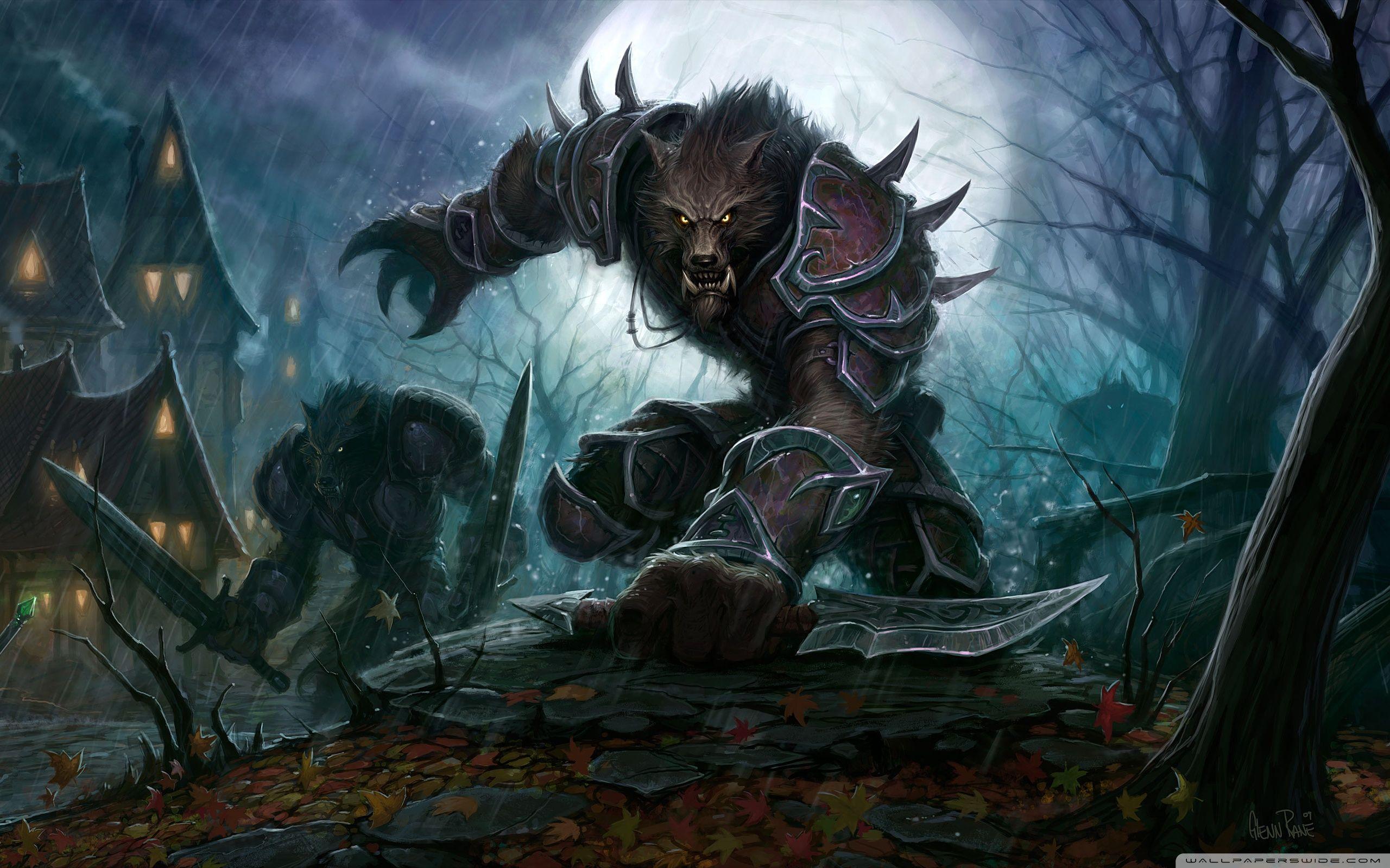 2560x1600 WoW Worgen Wallpaper