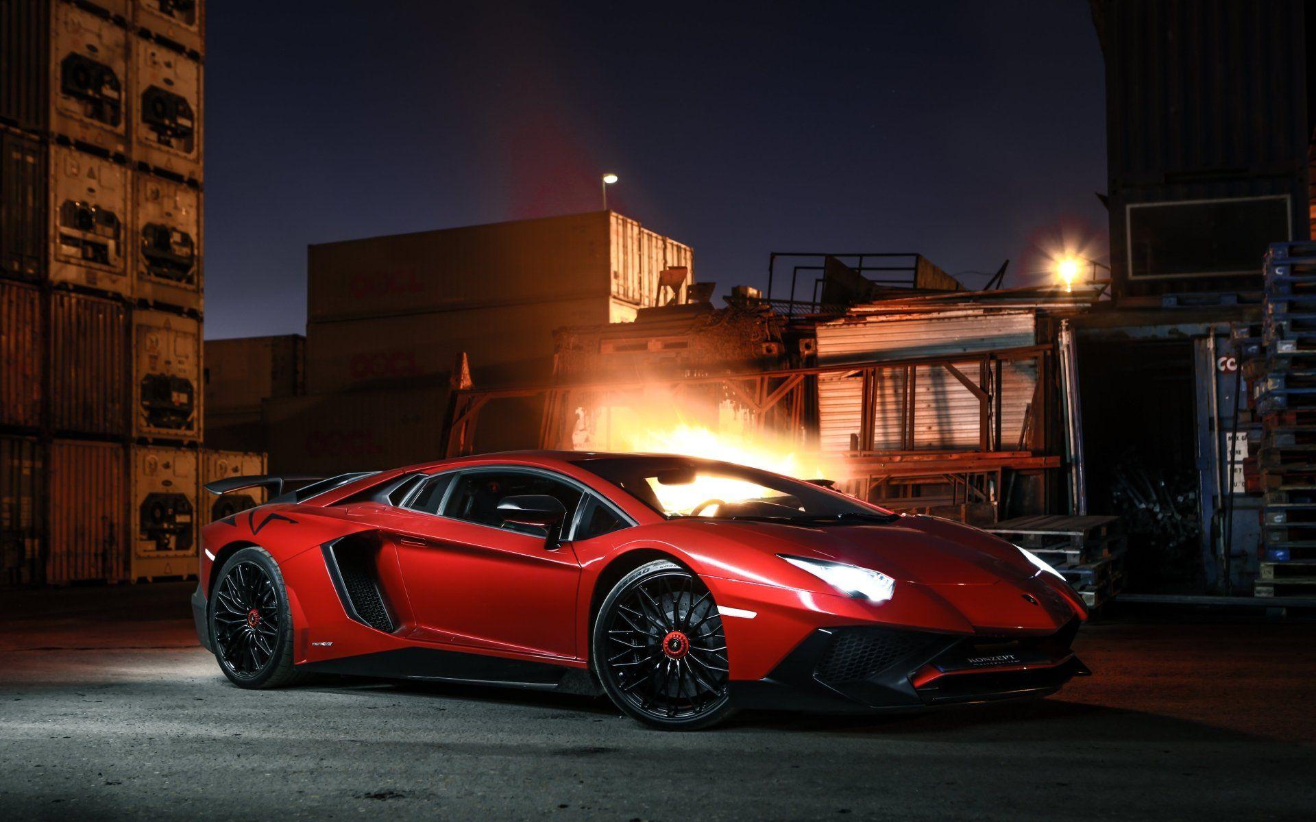 1920x1200 4K Ultra HD Lamborghini Aventador SV Wallpaper. Background