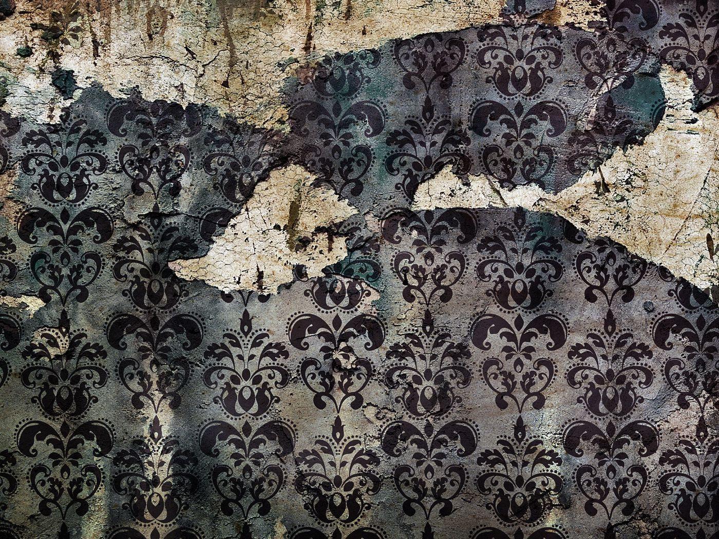 1400x1050 Download wallpaper 1400x1050 wall, grunge, color, scratches