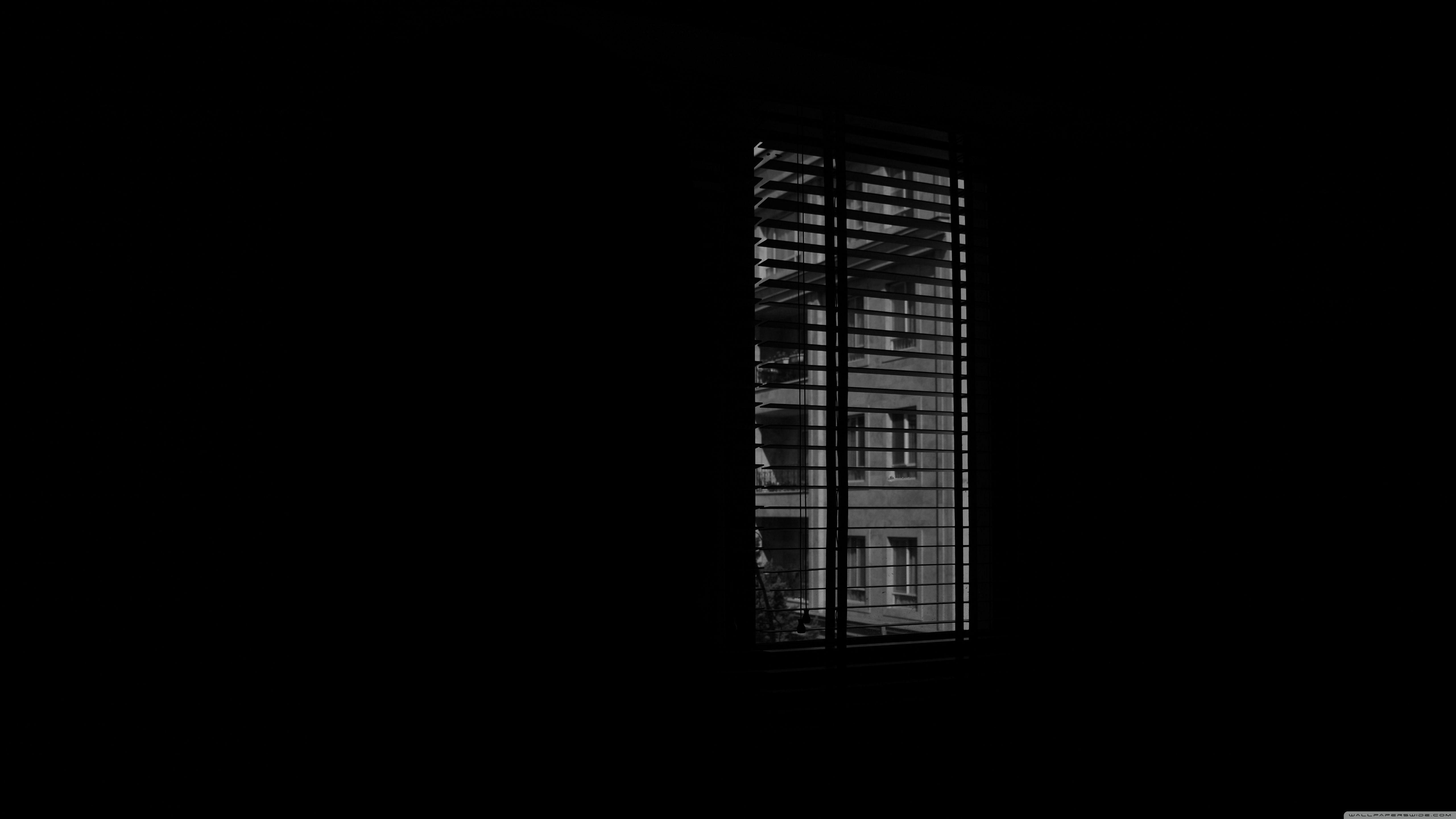 5120x2880 Dark Window Ultra HD Desktop Background Wallpaper for 4K UHD TV
