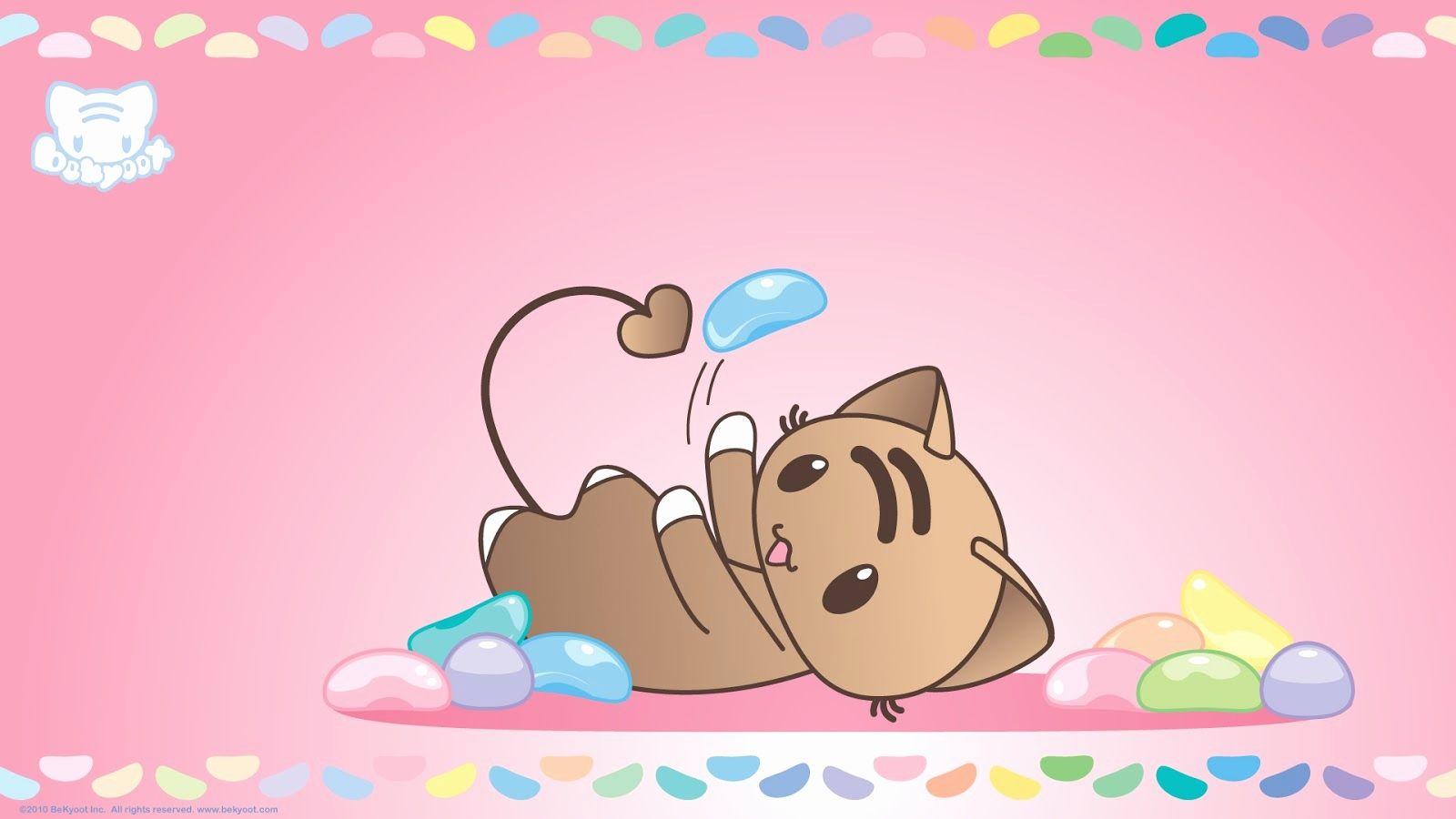 1600x900 Fresh Kawaii Desktop Wallpaper for You