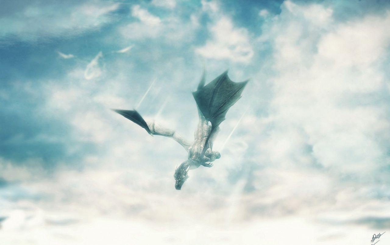 1280x804 Dragon Descent wallpaper. Dragon Descent