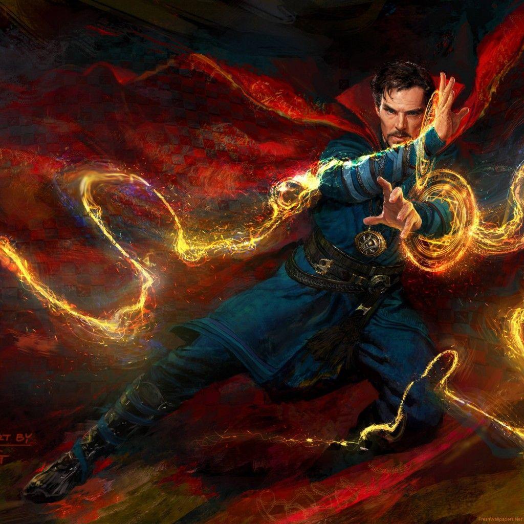 1024x1024 Doctor Strange Concept Art 4K wallpaper