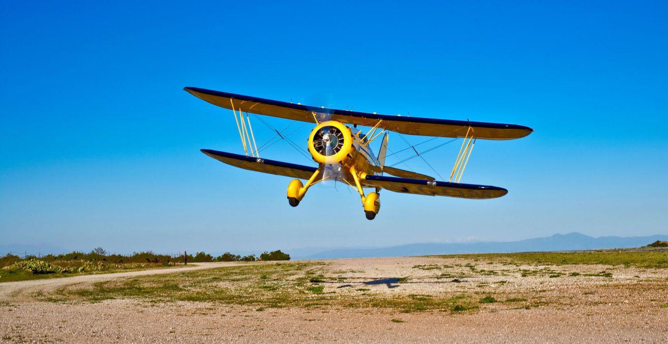 1358x700 Biplane airplane plane aircraft wallpaperx2249