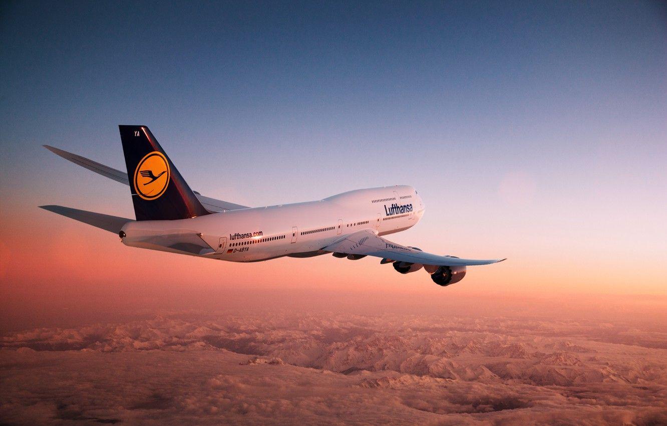 1332x850 Wallpaper Sunset, The sky, Mountains, The plane, Flight, Earth