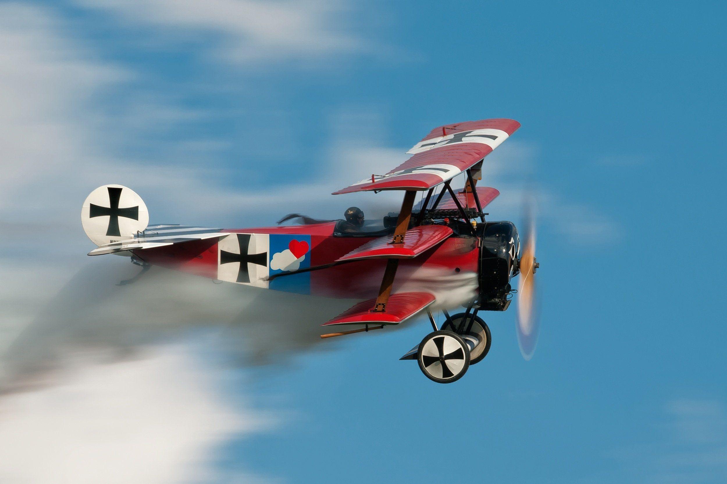 2500x1667 plane, Fokker, Dr, I, Triplane, Germany, Biplane, Military, Battle
