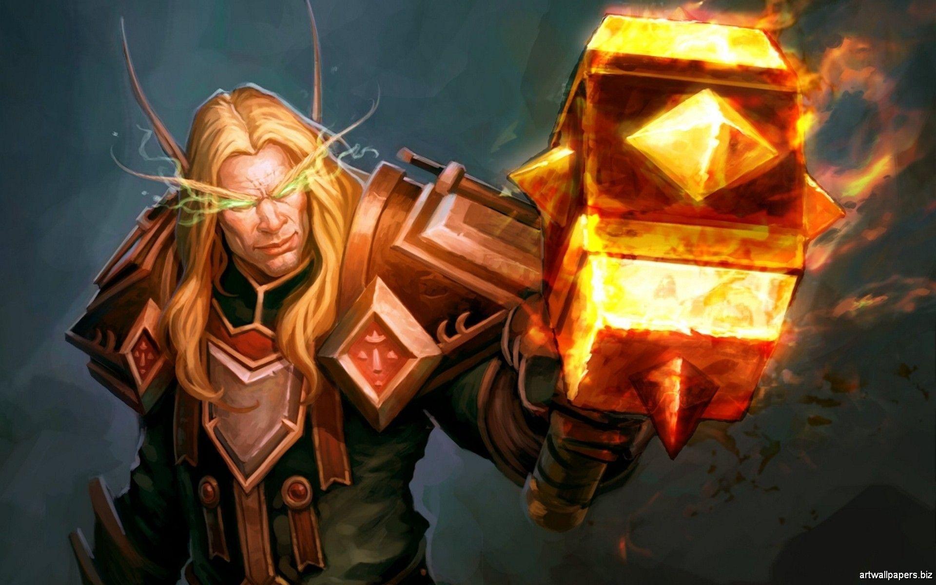 1920x1200 World Of Warcraft Paladin Wallpaper For Android