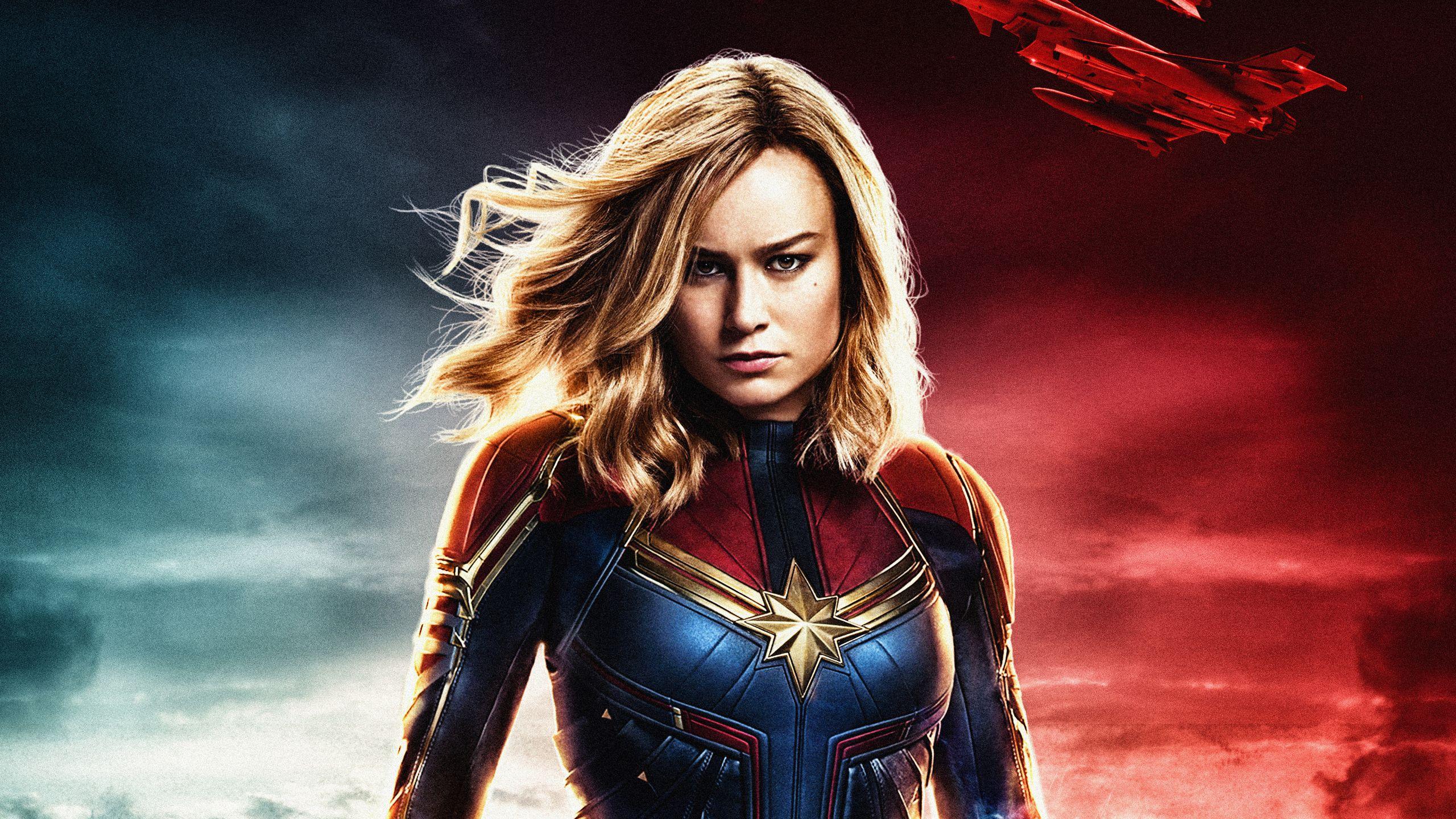 2560x1440 Captain Marvel Movie 2018 5k 1440P Resolution HD 4k