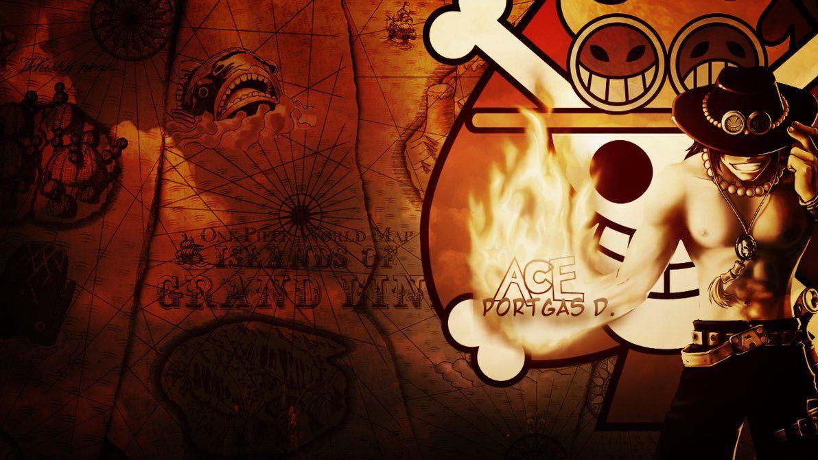 1192x670 Ace One Piece Wallpaper