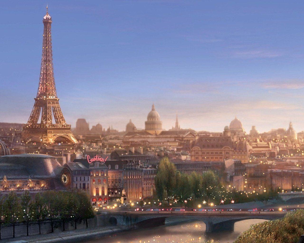 1280x1024 Paris Wallpaper for Computer
