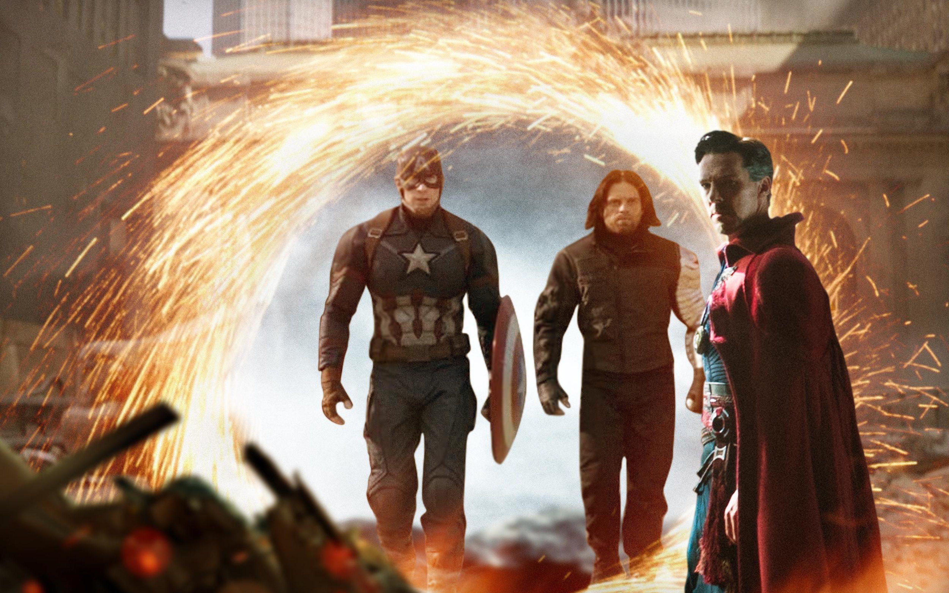 3840x2400 4K Ultra HD 16:10 Doctor Strange, Captain America, Avengers Infinity