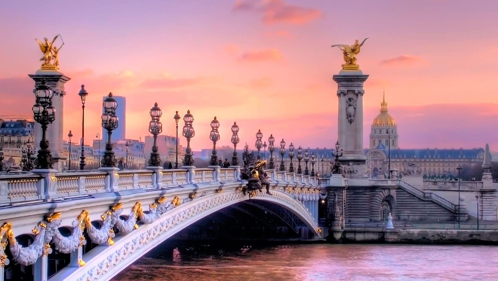 2000x1130 Paris Wallpaper HD Alexandre Iii, Download Wallpaper