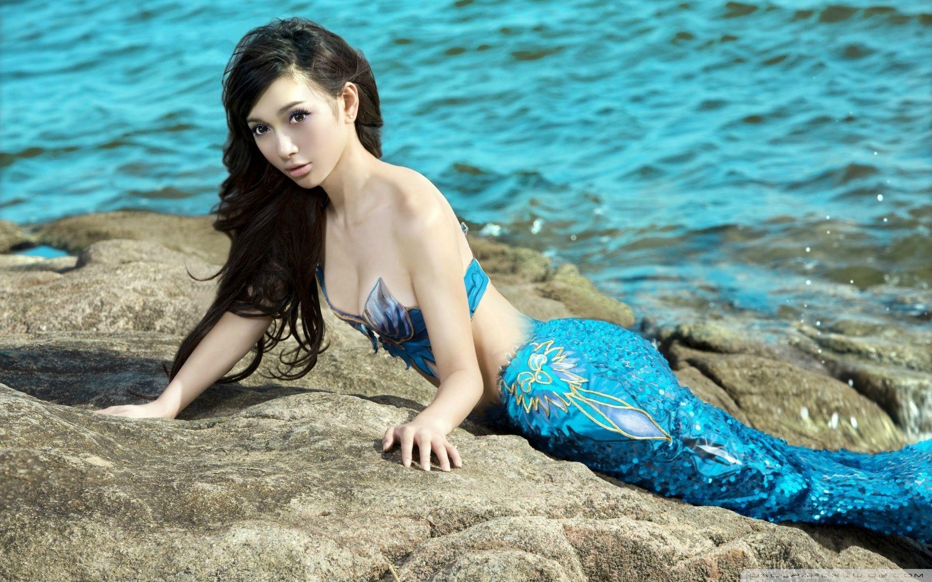 1920x1200 Mermaid Background