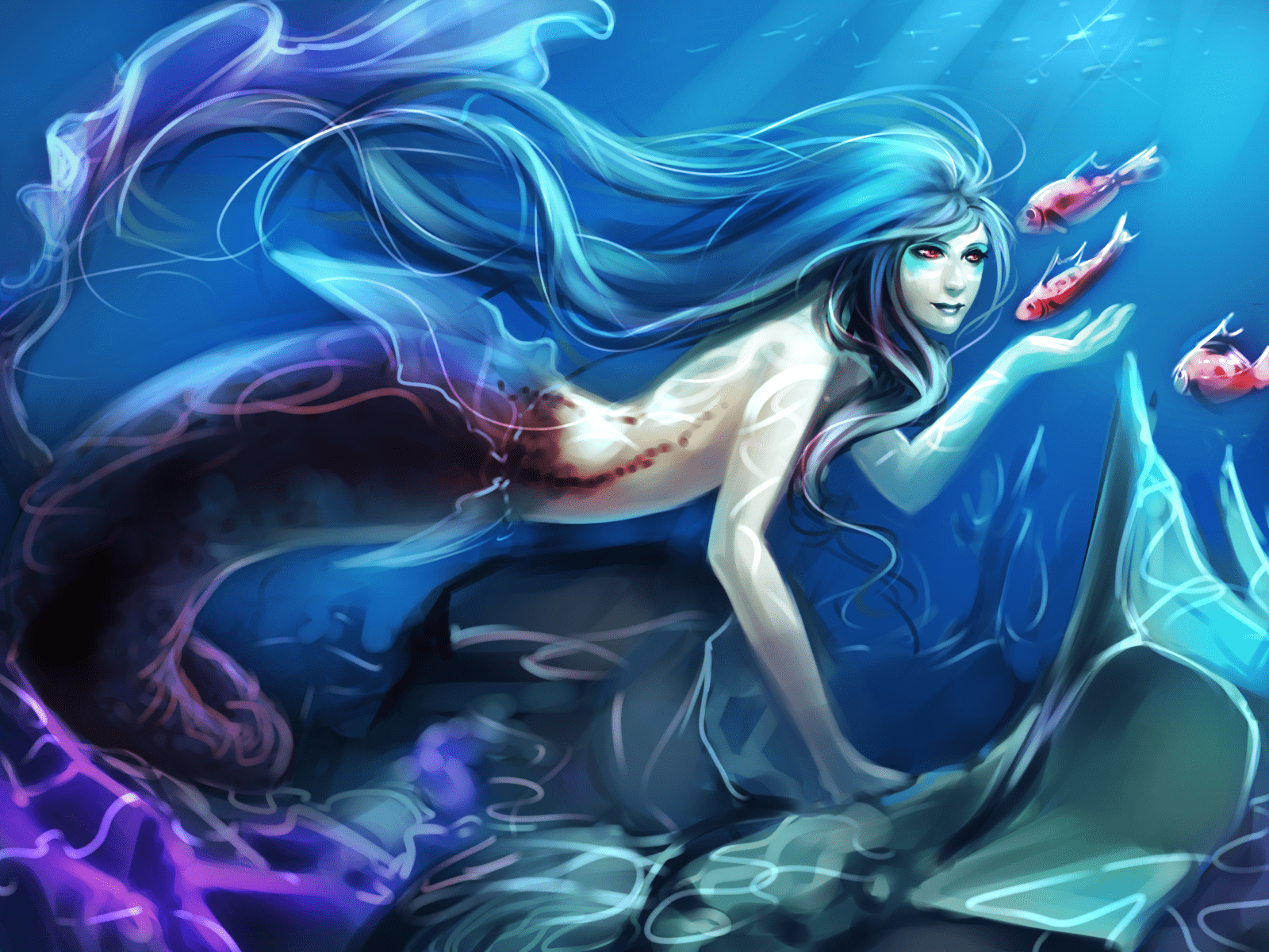 1600x1200 Beautiful Mermaid Wallpaper