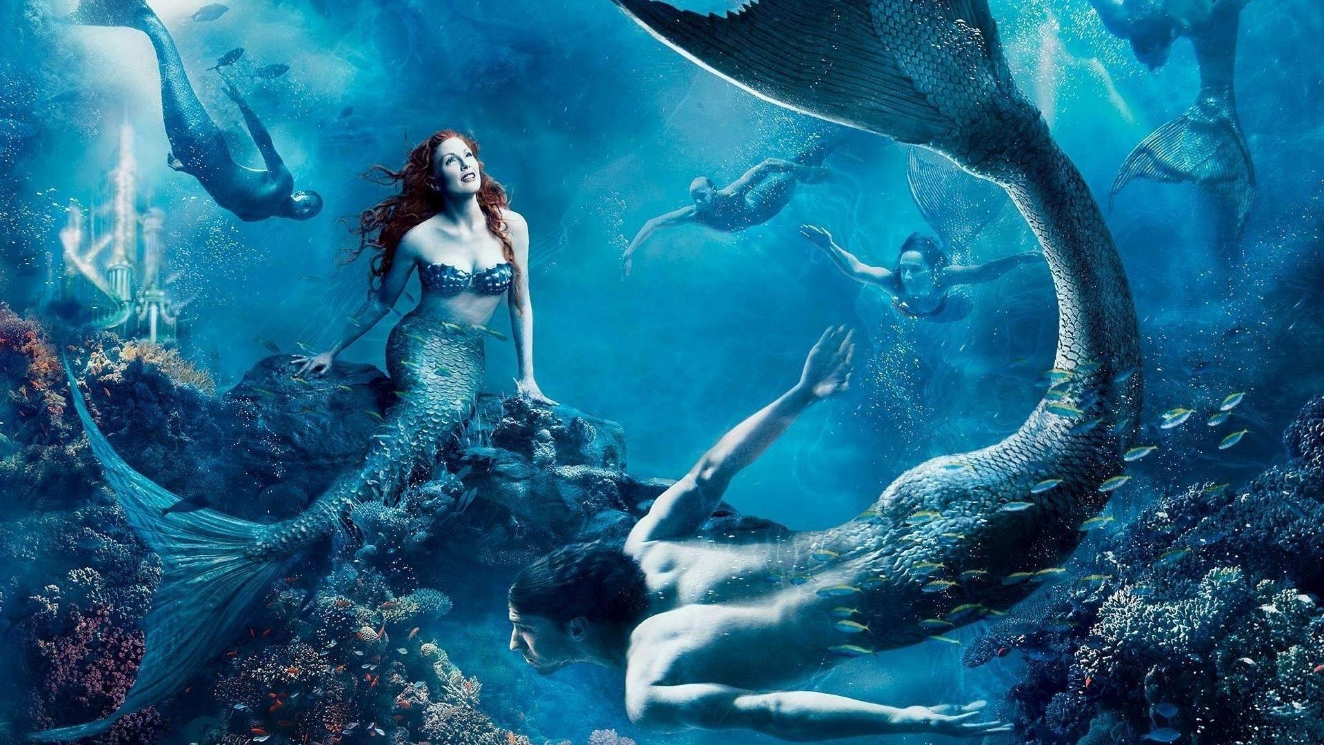 1920x1080 Cute Little Mermaid Wallpaper for Deskx1080
