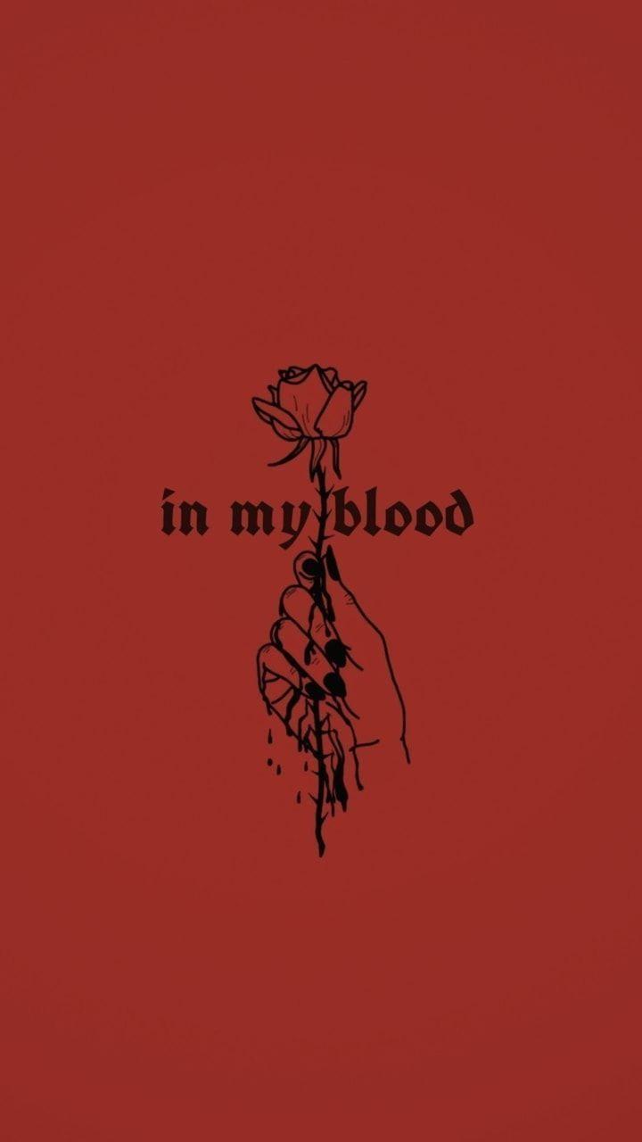 720x1280 Blood Aesthetic Wallpaper