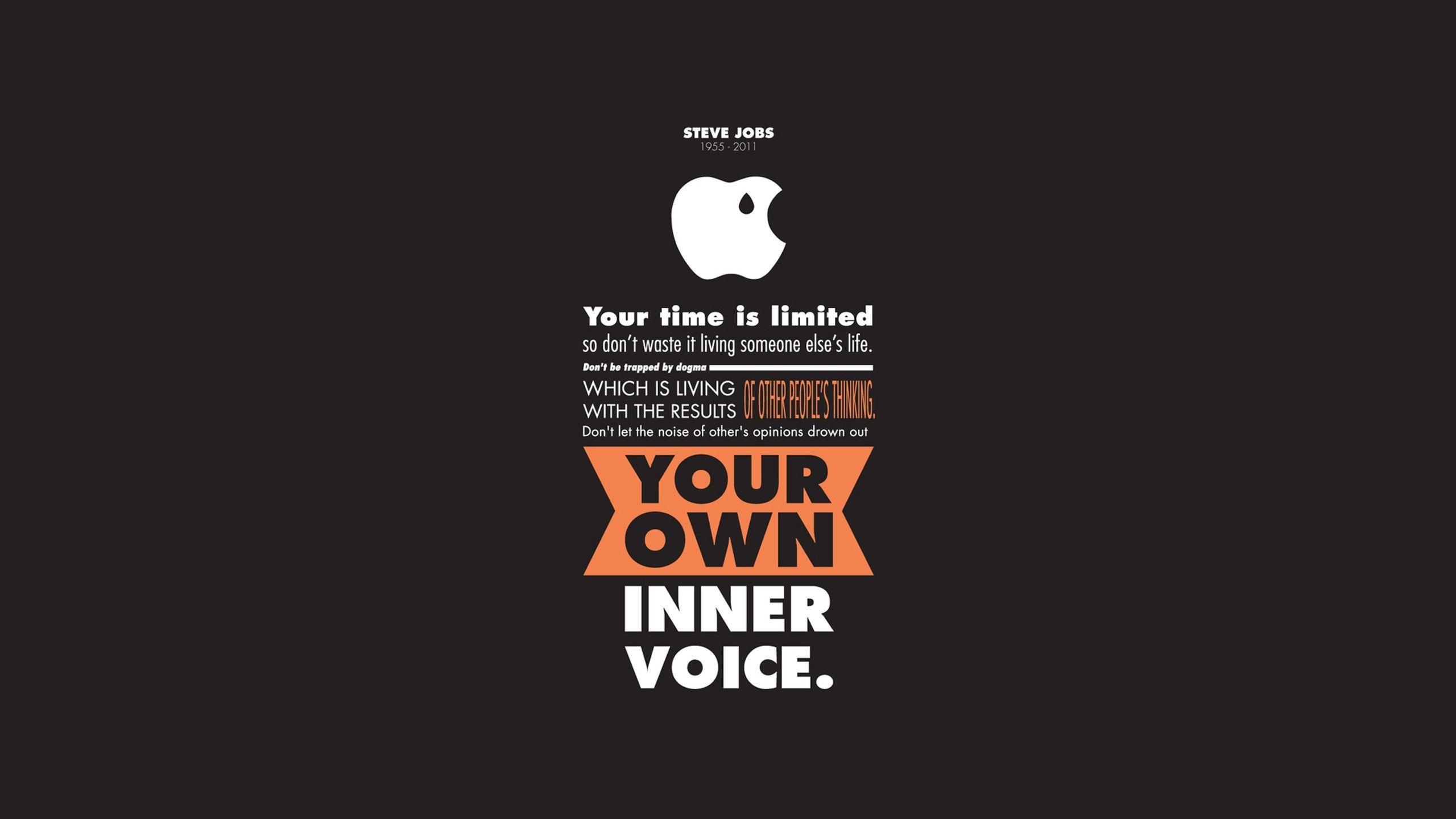 2560x1440 Free download Job Quotes Wallpaper Steve Job Quotes Myspace