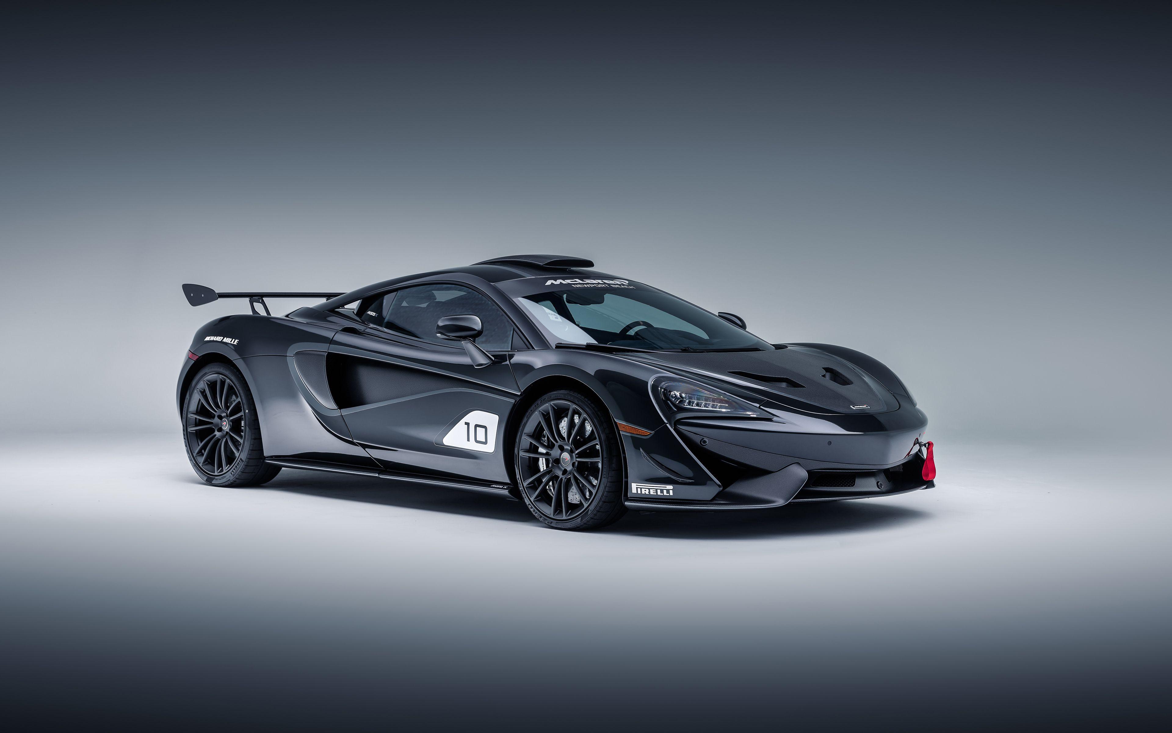 3840x2400 MSO McLaren X Grey Black 4K Wallpaper