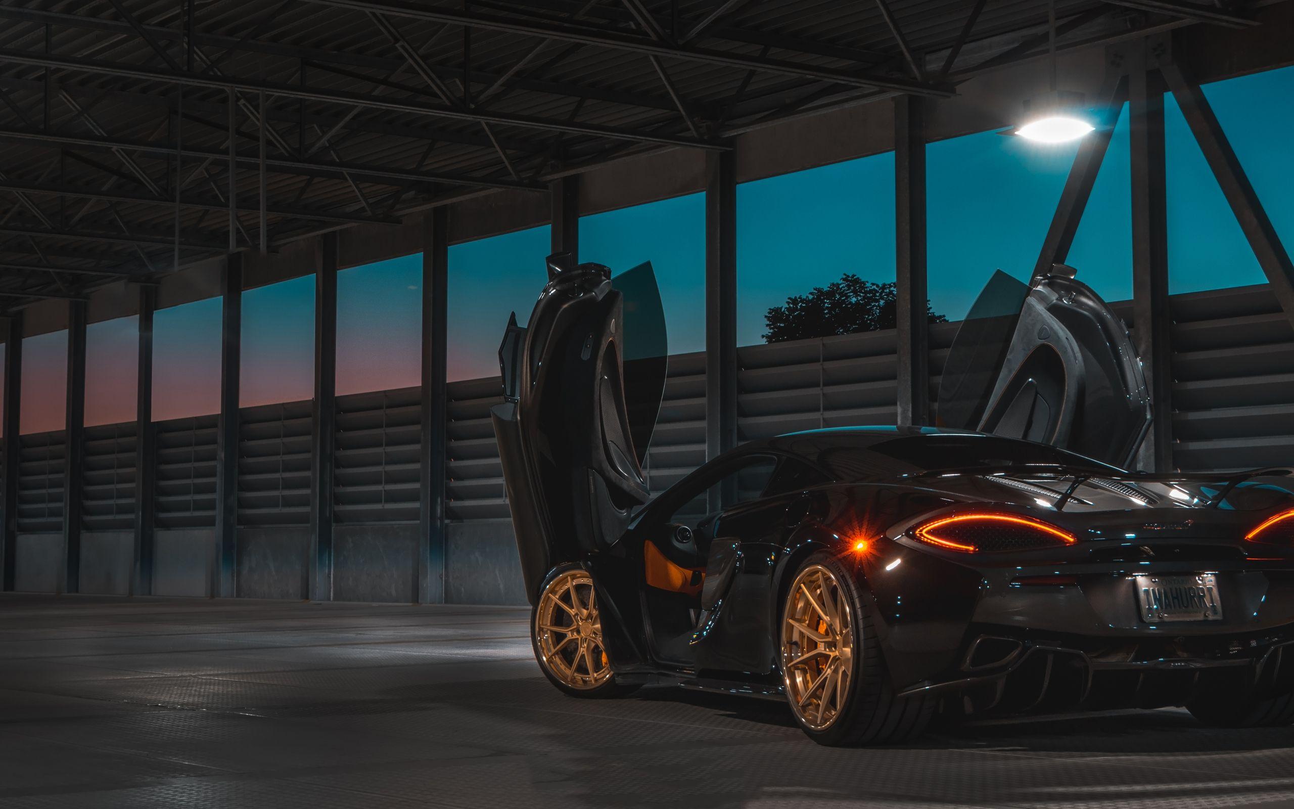2560x1600 Black Mclaren In The Night 5k 2560x1600 Resolution HD 4k