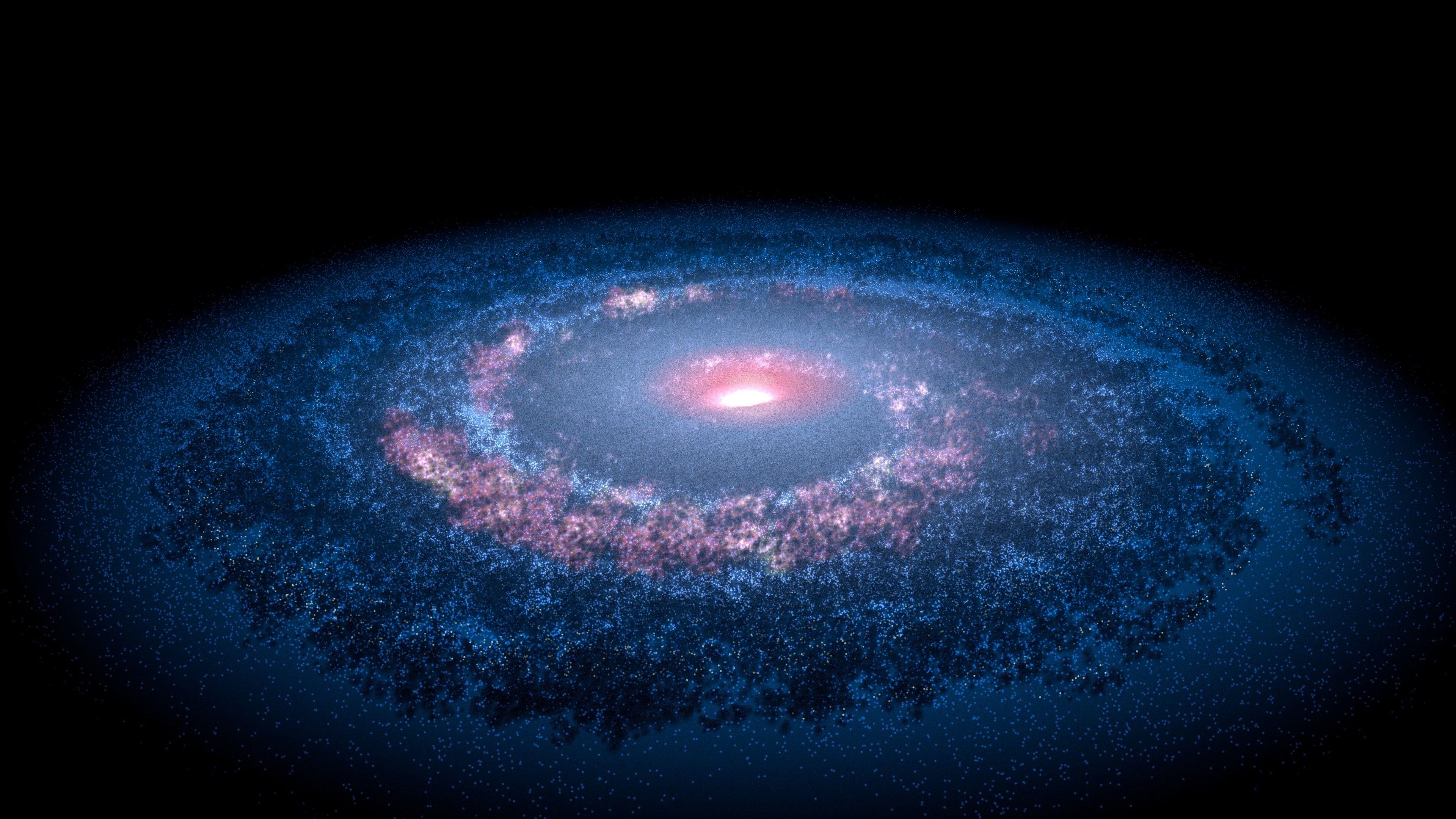 3840x2160 4K Galaxy Wallpaper for Desktop, iPad & iPhone