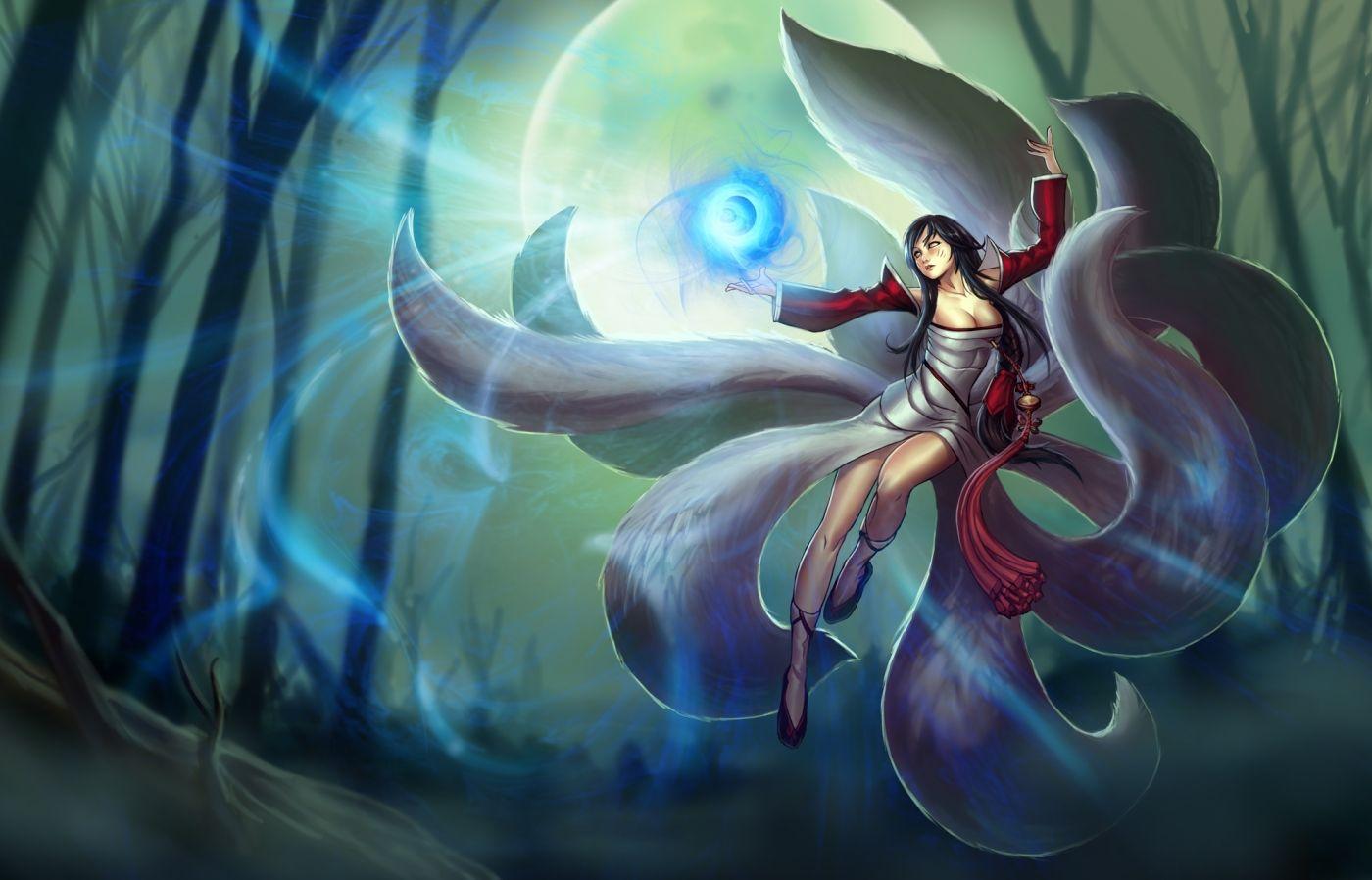 1400x898 Nine Tailed Fox In League Of Legends