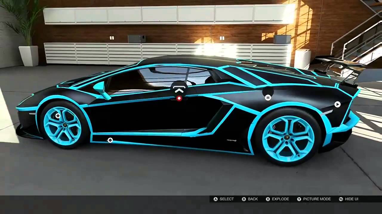 Pink Tron Lamborghini