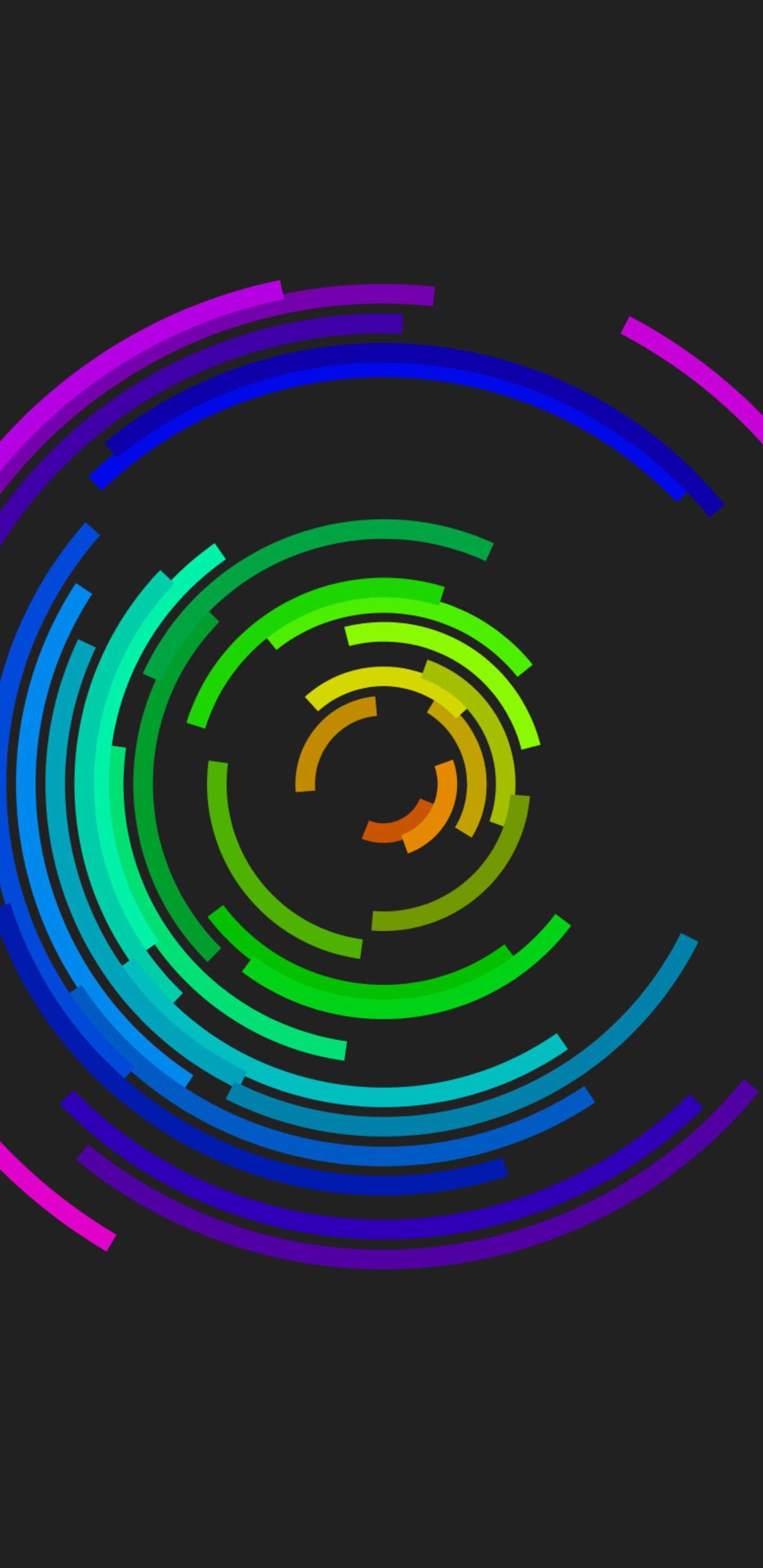 1440x2960 Circle Lines Abstract Samsung Galaxy Note S S S